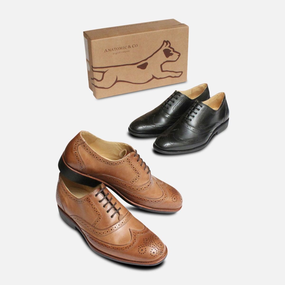 Anatomic & Co Charles Oxford Brogues in Bronze
