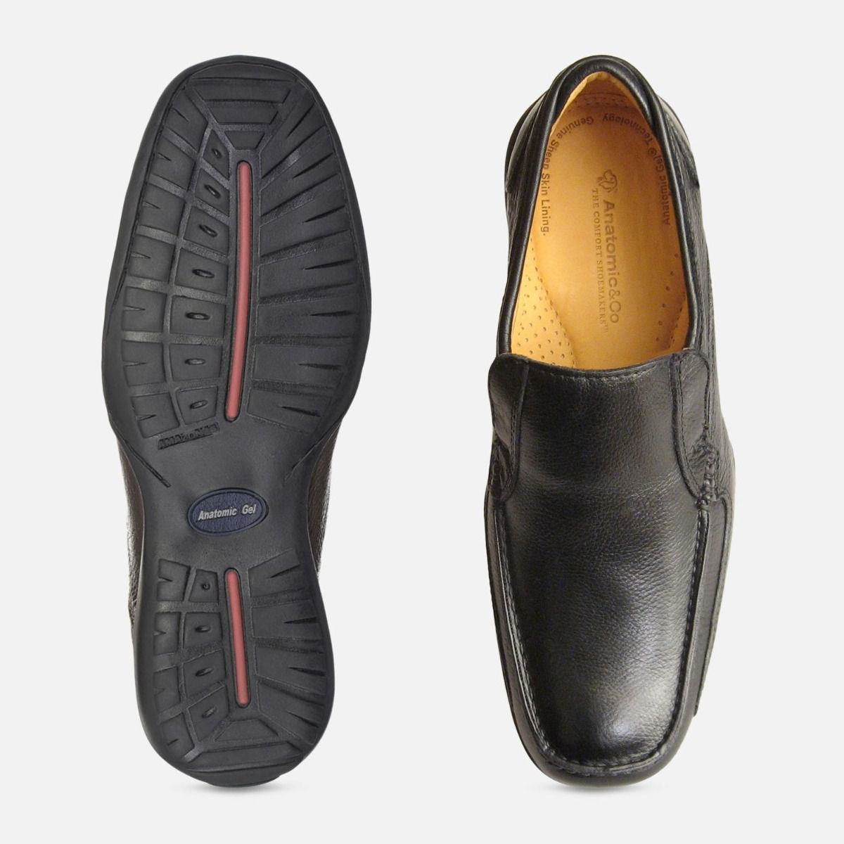 Comfort Casual Parati Shoes in Black by Anatomic Gel