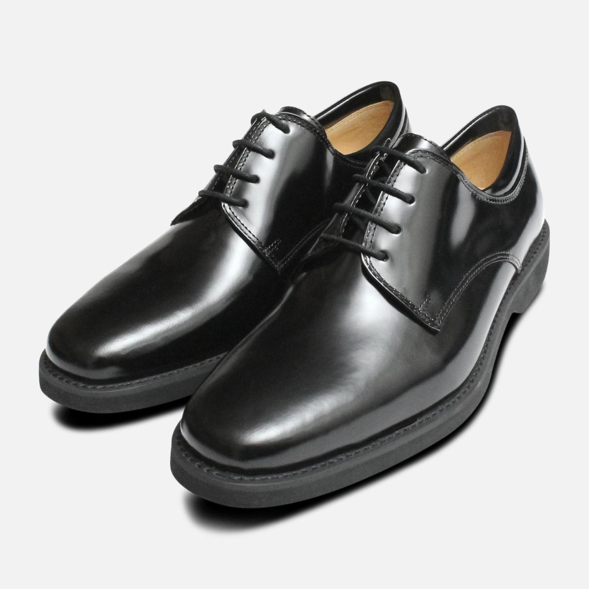 Anatomic & Co Black Polished Lace Up Shoes