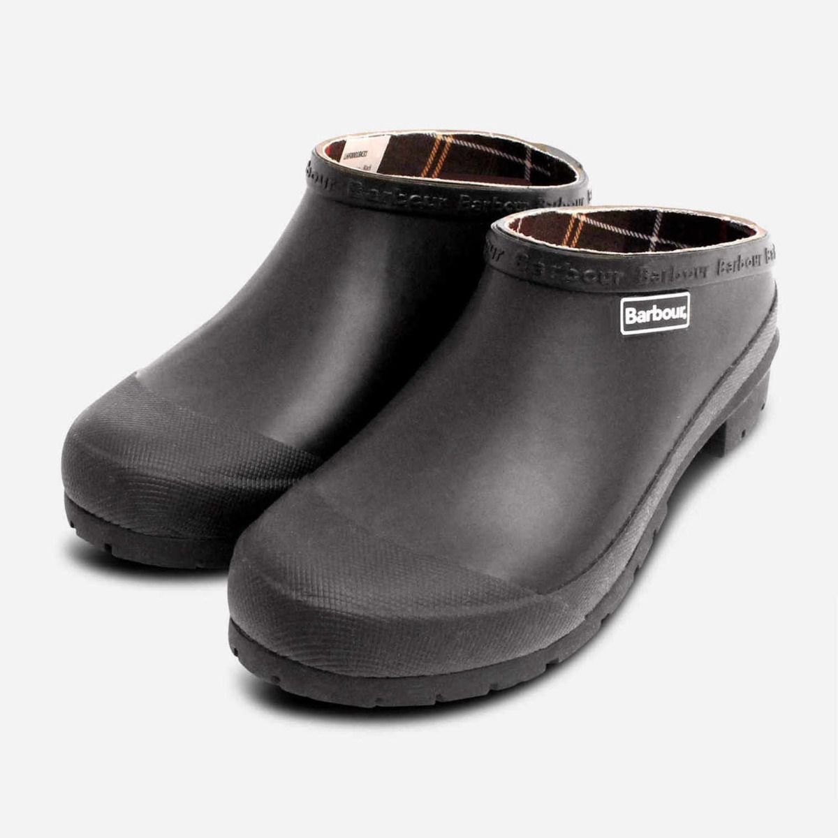 Barbour Quinn Clogs Welly Shoes Black Rubber Men\'s USA Size 8 or UK 7 Quinn Clogs - Black – Darling main image 3