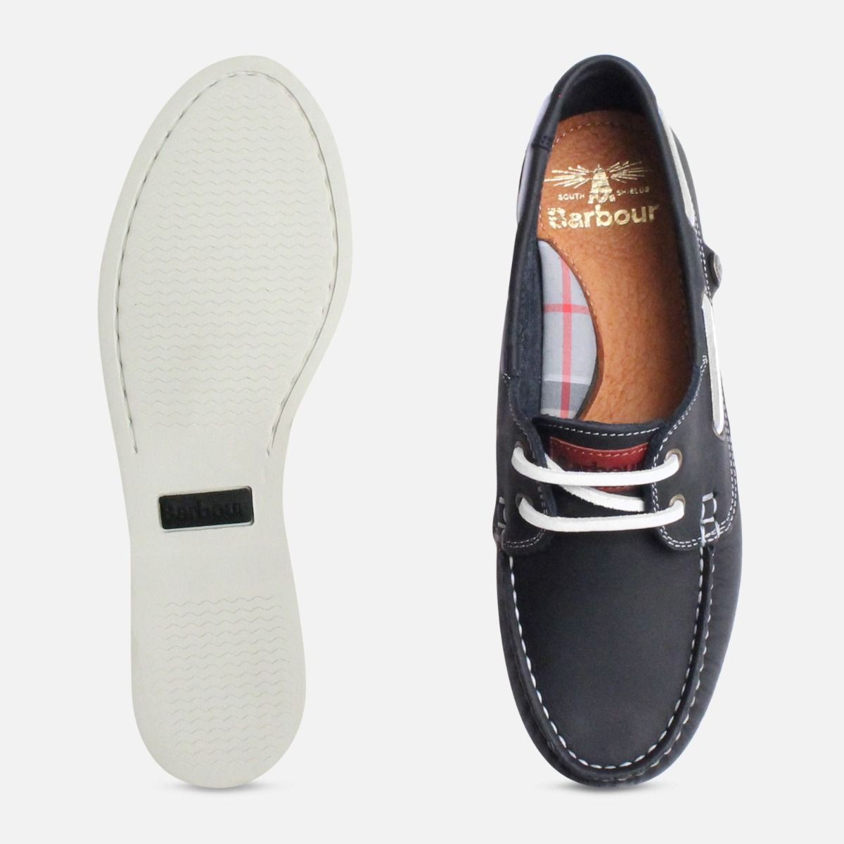 Barbour Ladies Navy Bowline Boat Shoe