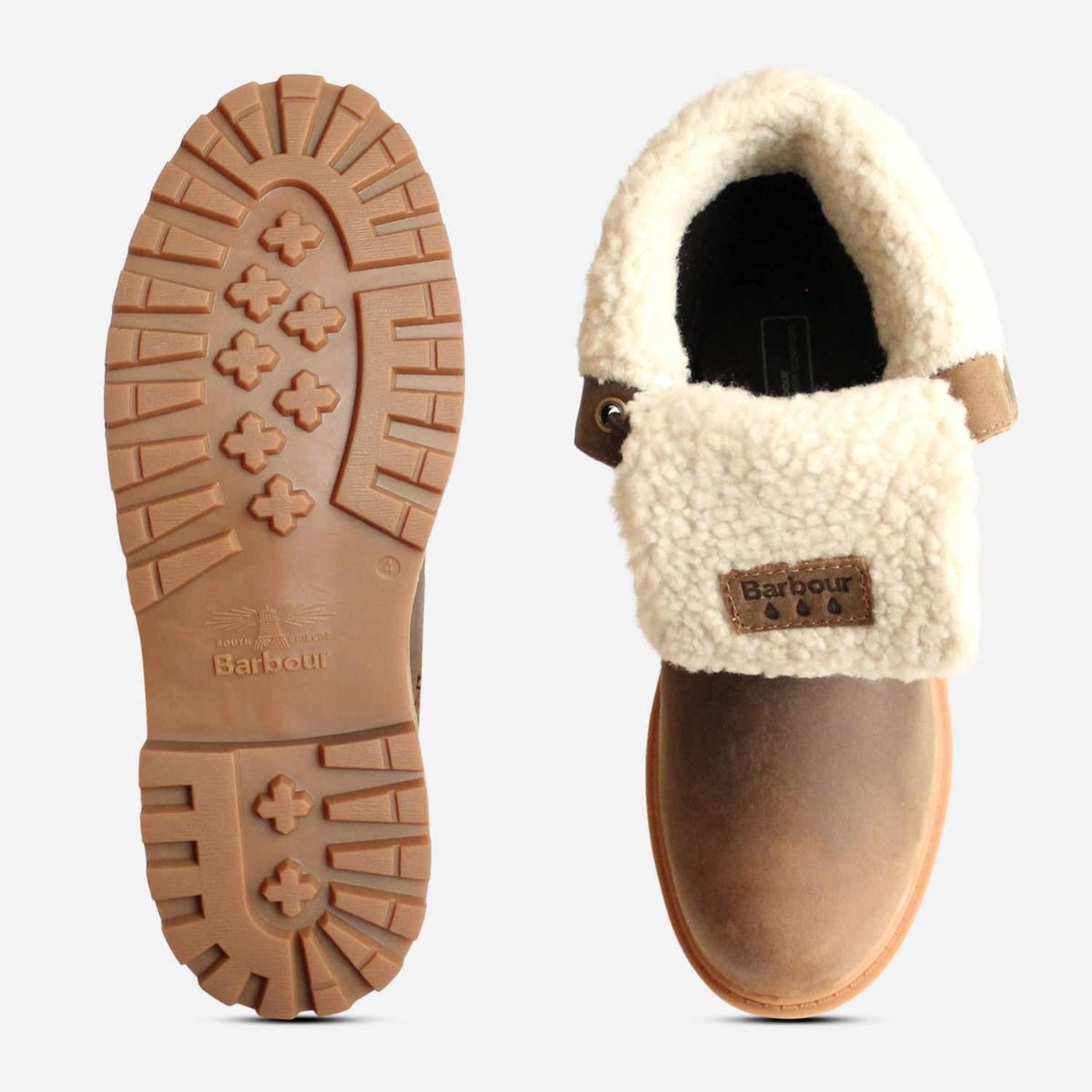 Barbour Warm Lined Brown Waterproof Hamsterly II Boots