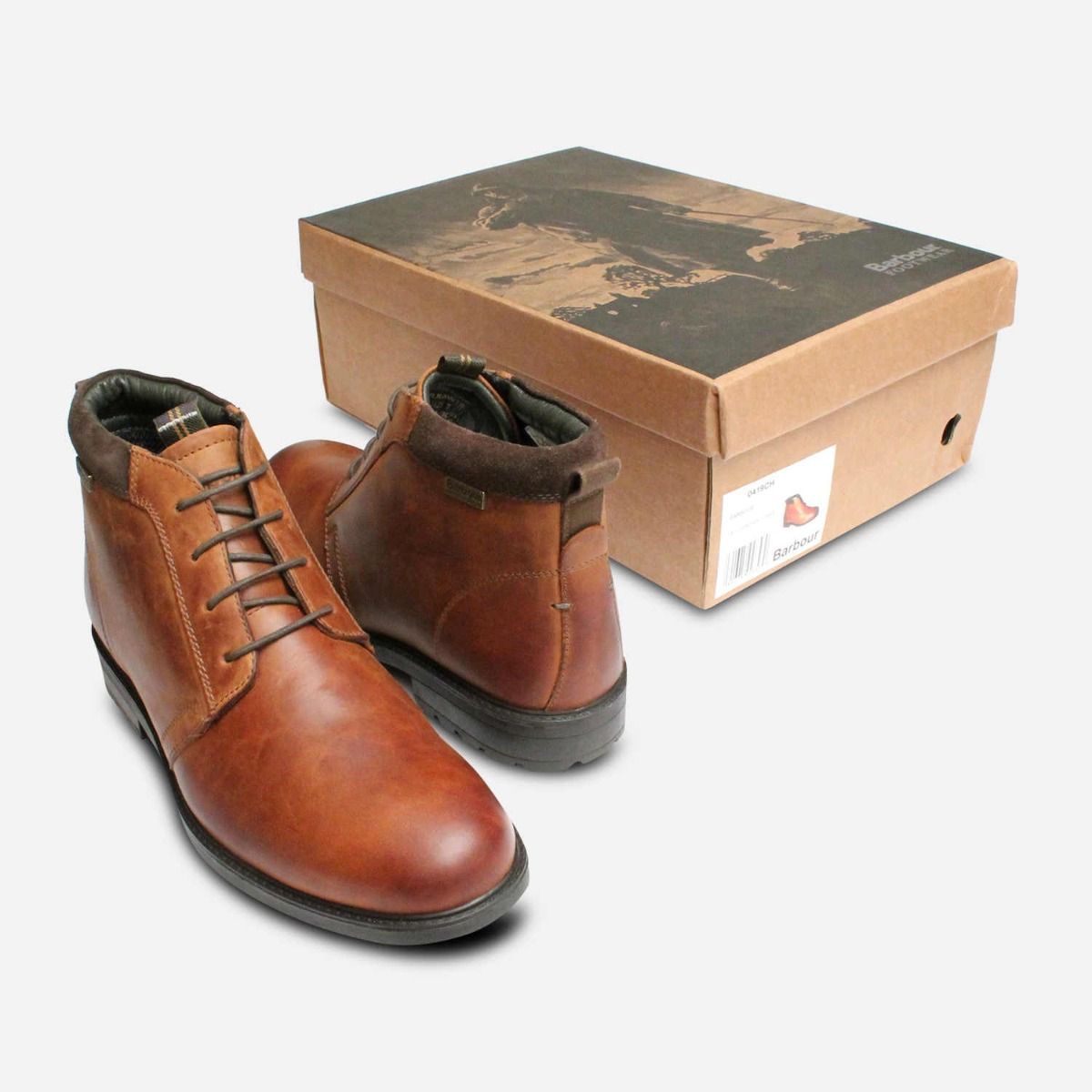 Barbour Kielder Weather Comfort Boots in Waxy Tan