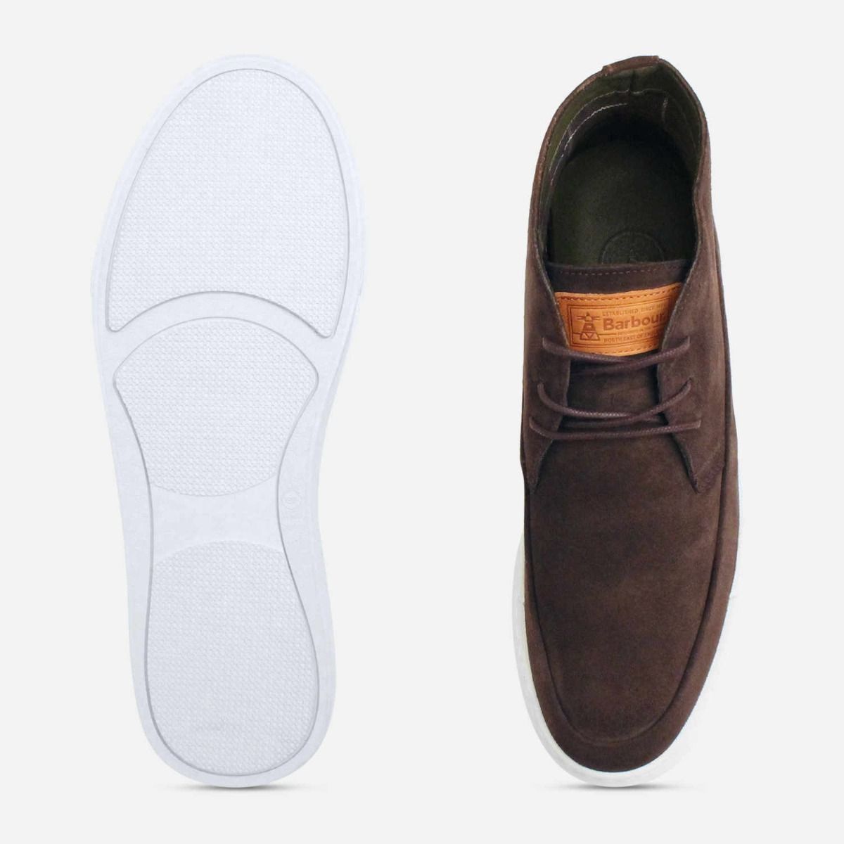 Barbour Casual Brown Lace Up Chukka Boots for Men