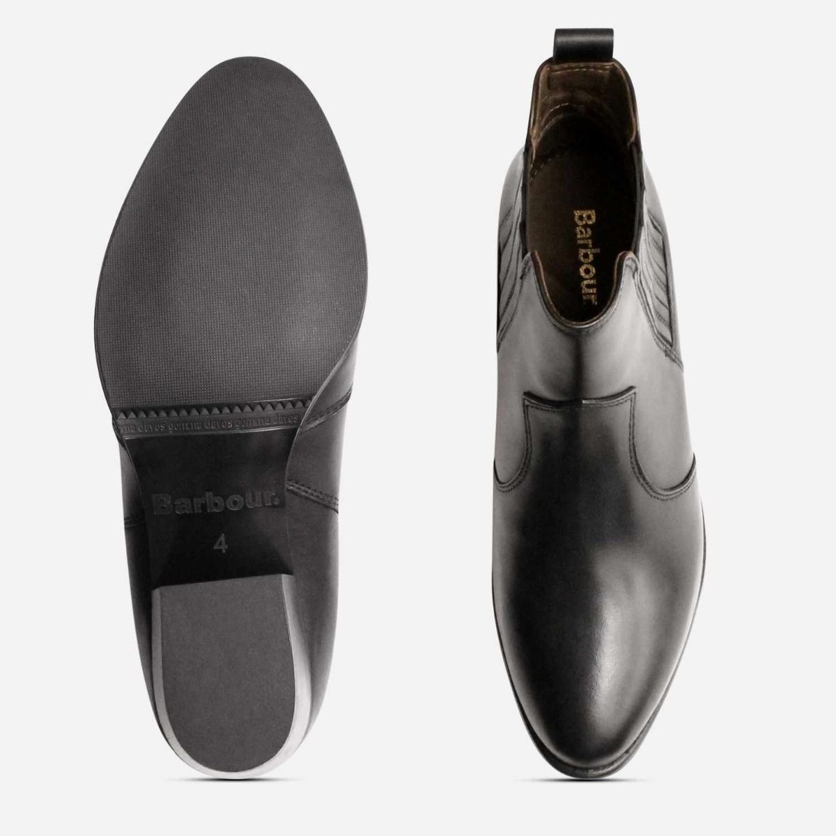 Barbour Cuban Heel Womens Matilde Chelsea Boots in Black