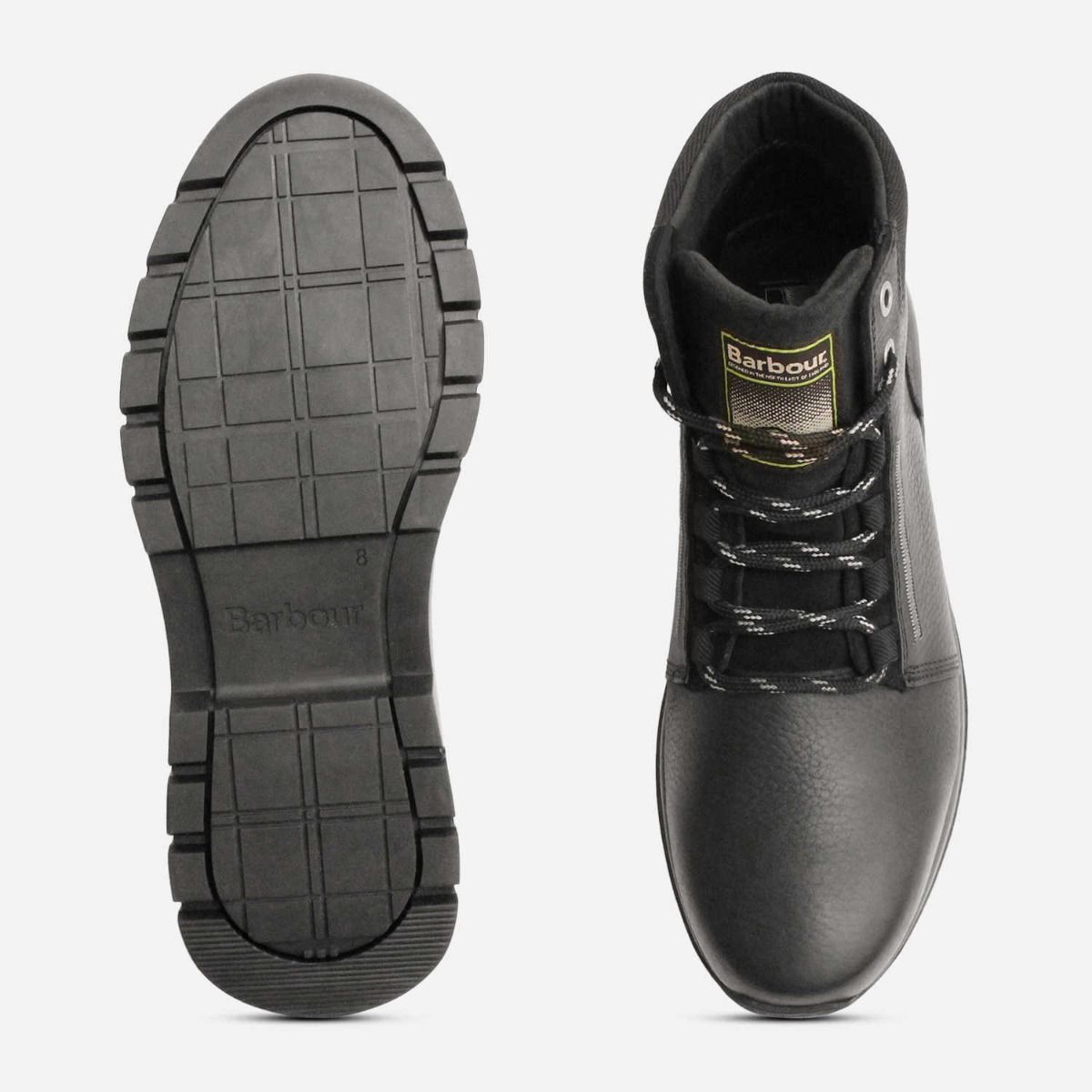 Barbour Orlando Outdoor Walking Boots in Black Leather