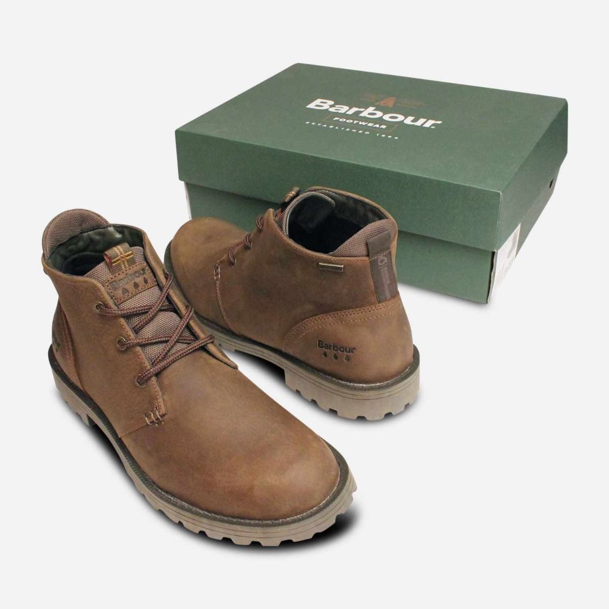 Barbour Pennine II Brown Waxy Waterproof Walking Boot