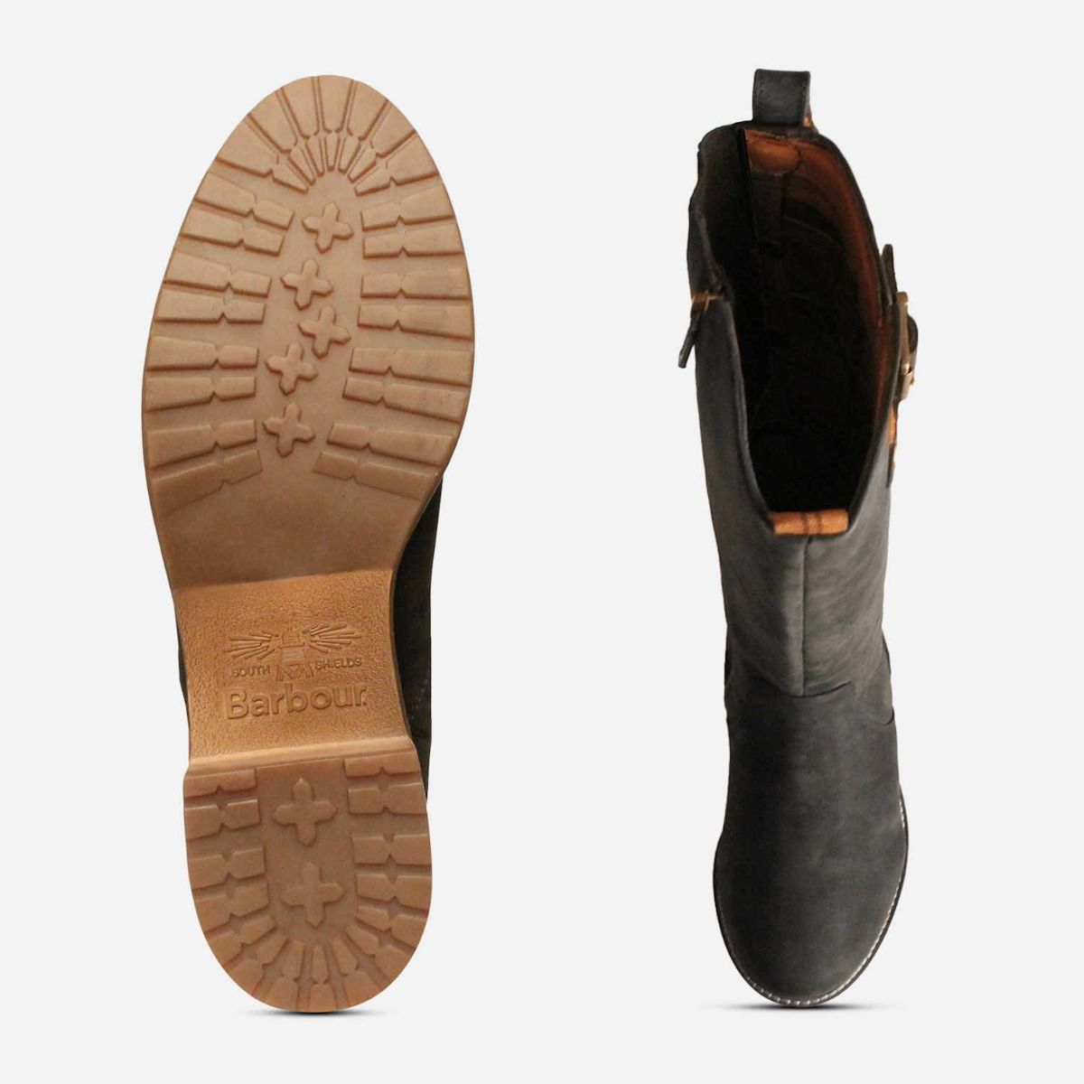 Barbour Designer Matt Black Nubuck Rebecca II Boots