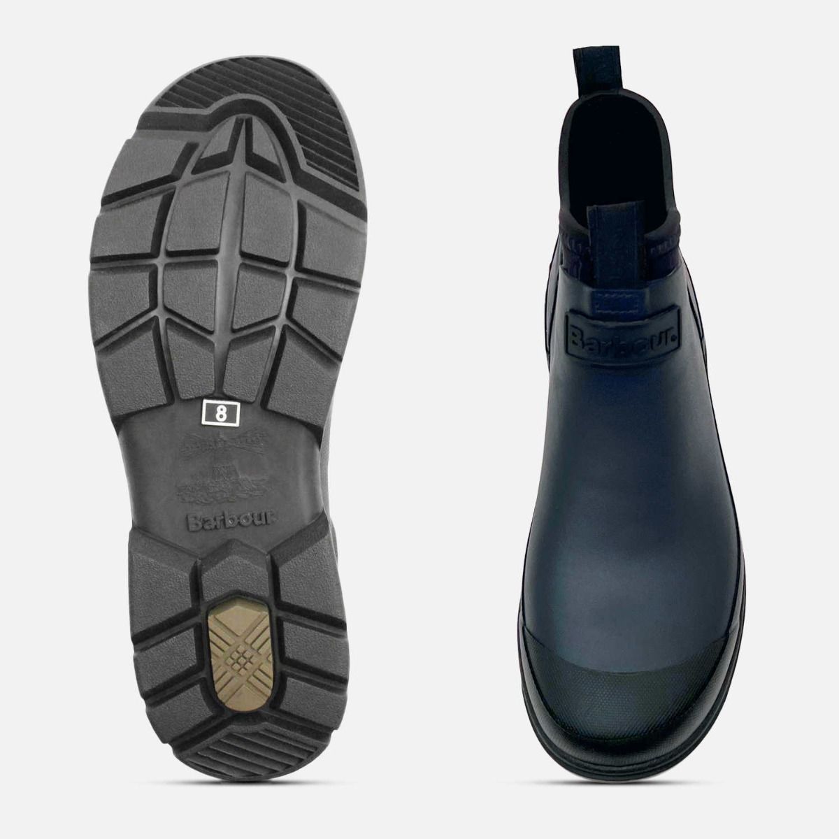 Barbour Navy Blue Mens Waterproof Wellington Chelsea Boot