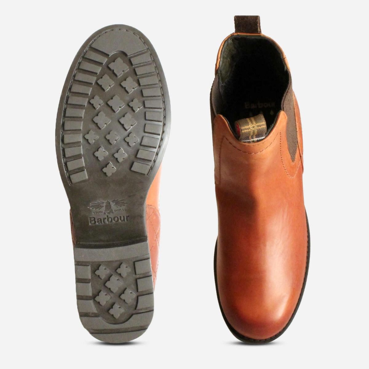 Barbour Rimini Weatherproof Chestnut Chelsea Boots