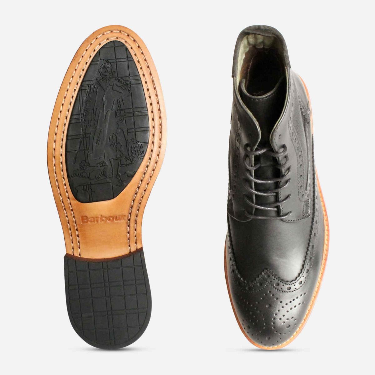 Barbour Belford Country Brogues in Black
