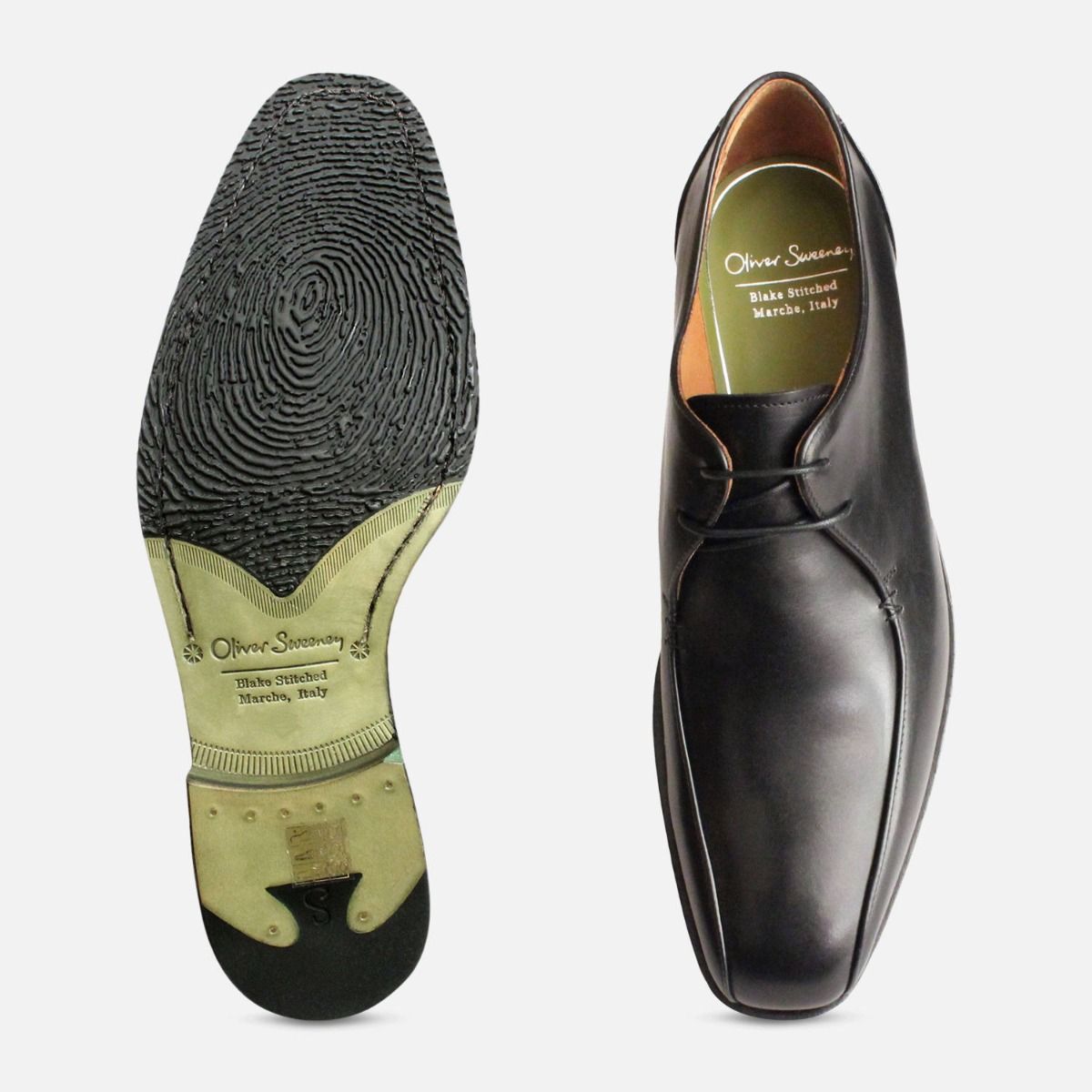 Premium Italian Shoes by Oliver Sweeney Sapri in Black