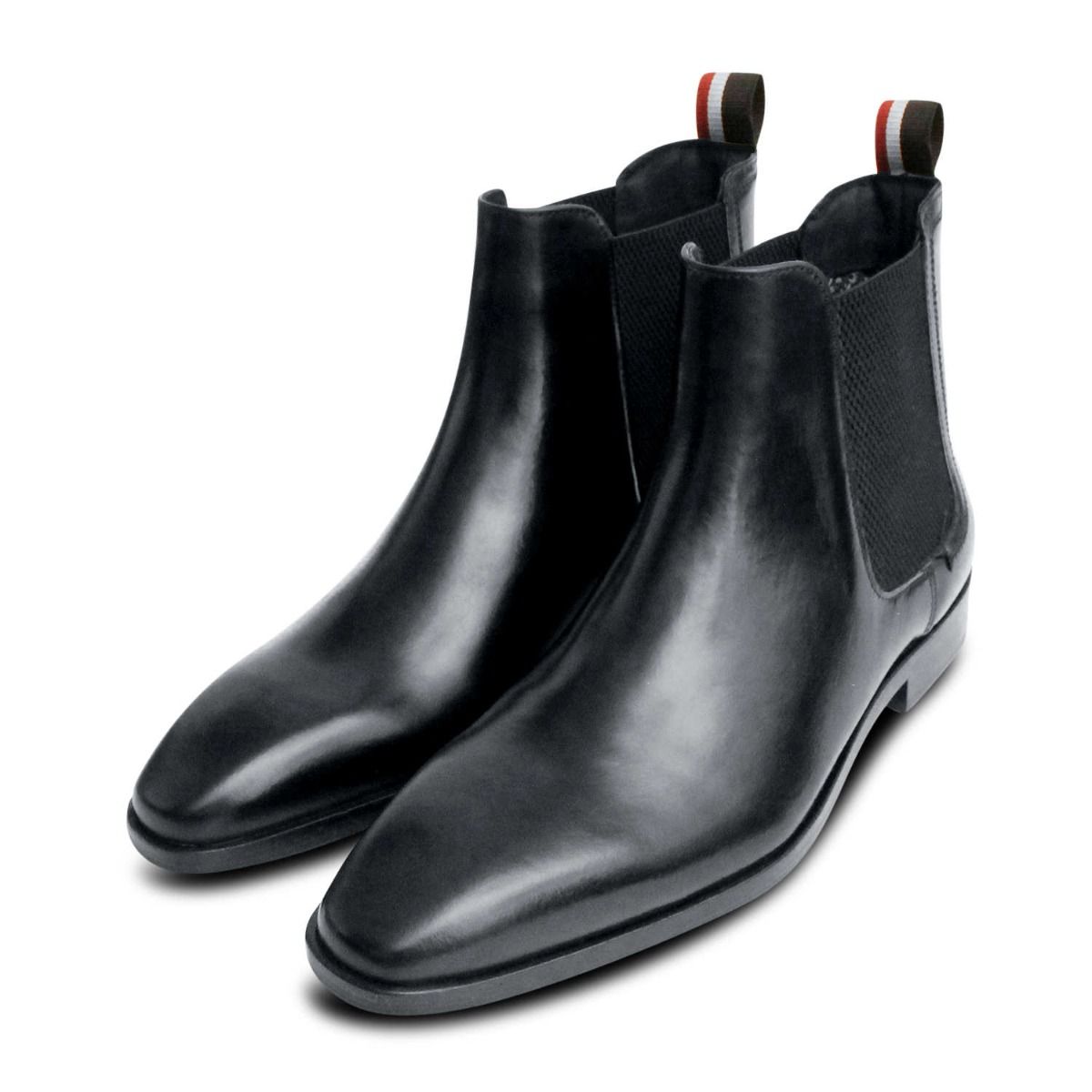 Ben Sherman Black Boots / Theo style sz.9.5 Men’s Black Polished Sherman Premium Formal Chelsea Boots main image 2