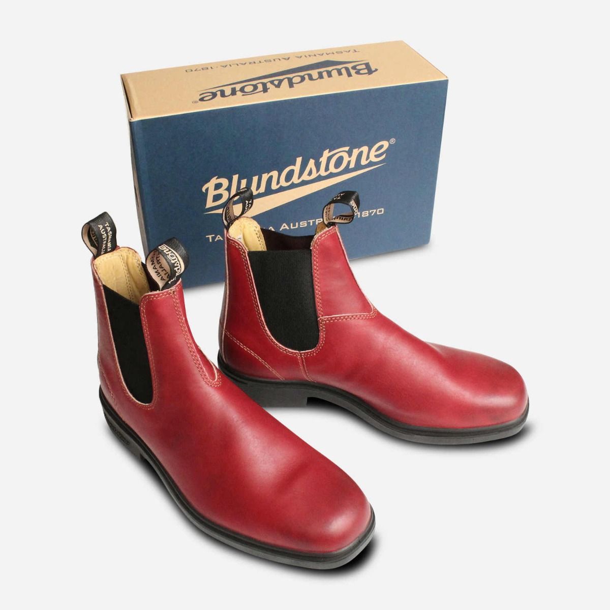 Blundstone 1302 Burgundy Red Mens Chelsea Boots