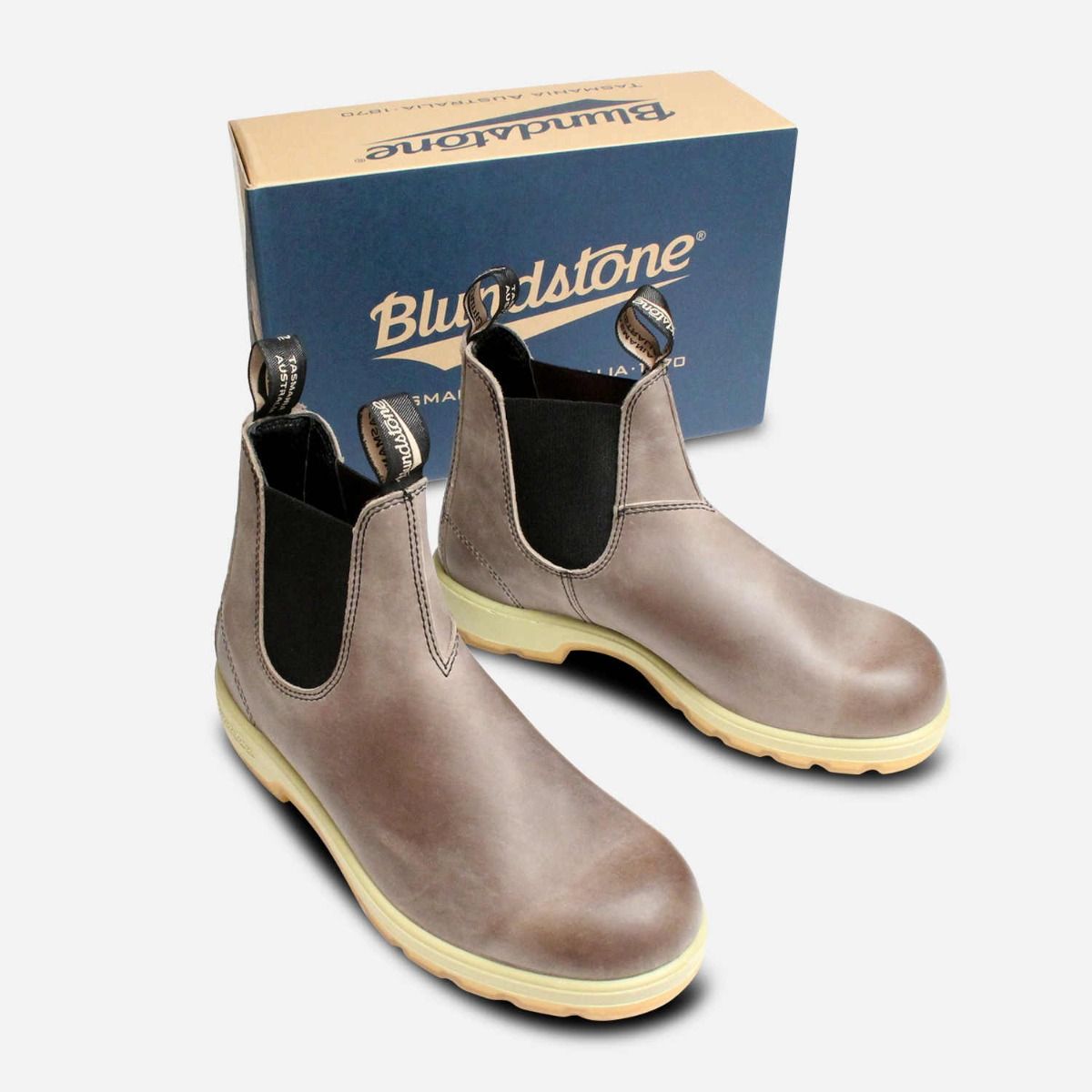 Round Toe Blundstone 1434 Steel Rub Off Chelsea Boots