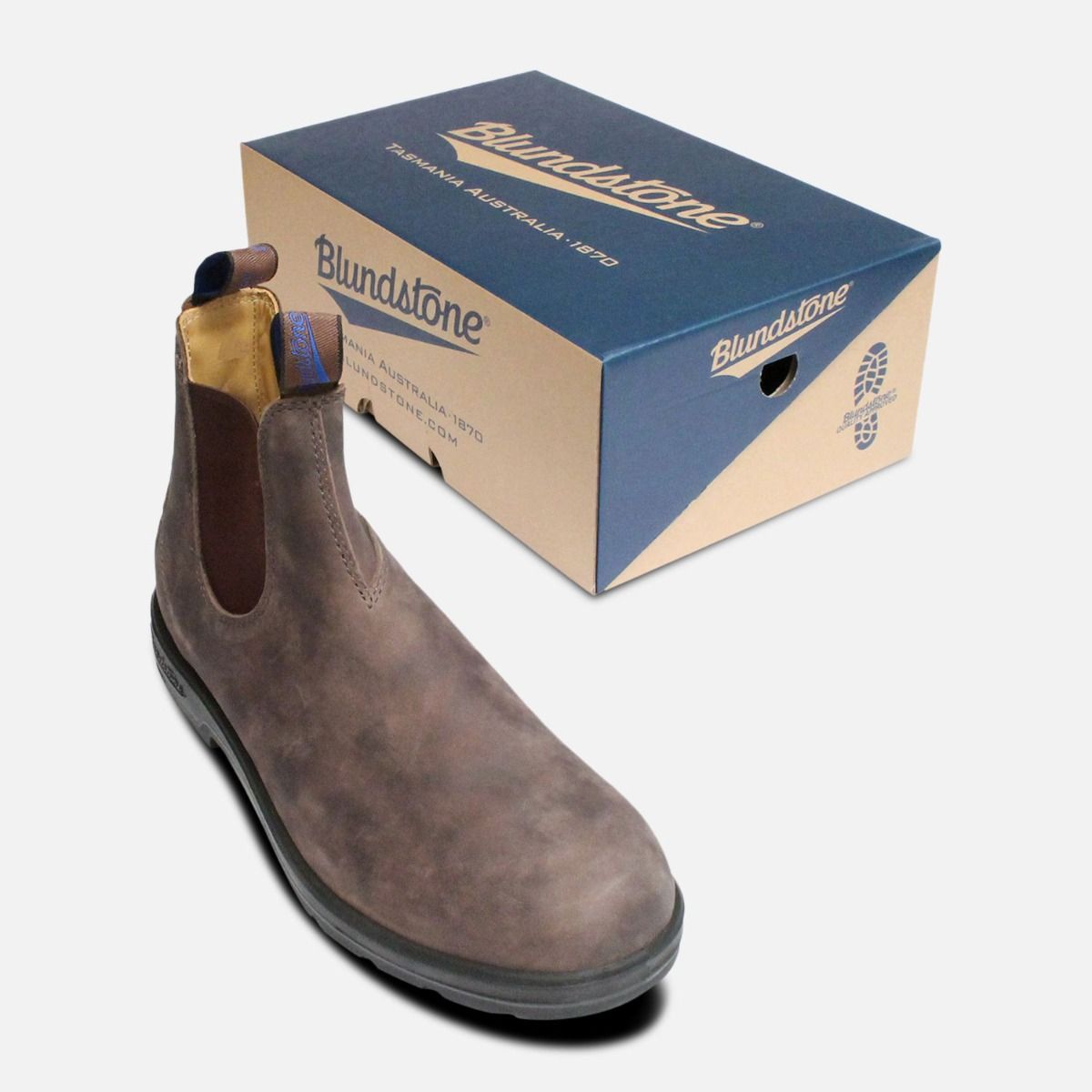 Insulated & Waterproof Rustic Brown Blundstone Boots