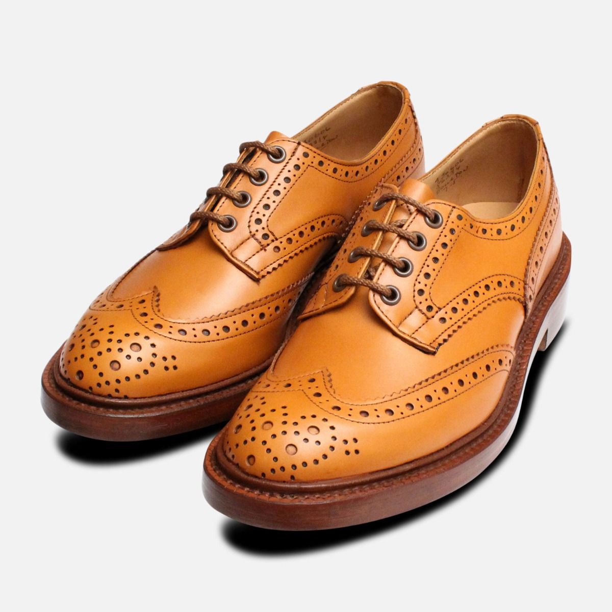 当社の Trickers Shoes Brogue Acorn Bourton 靴