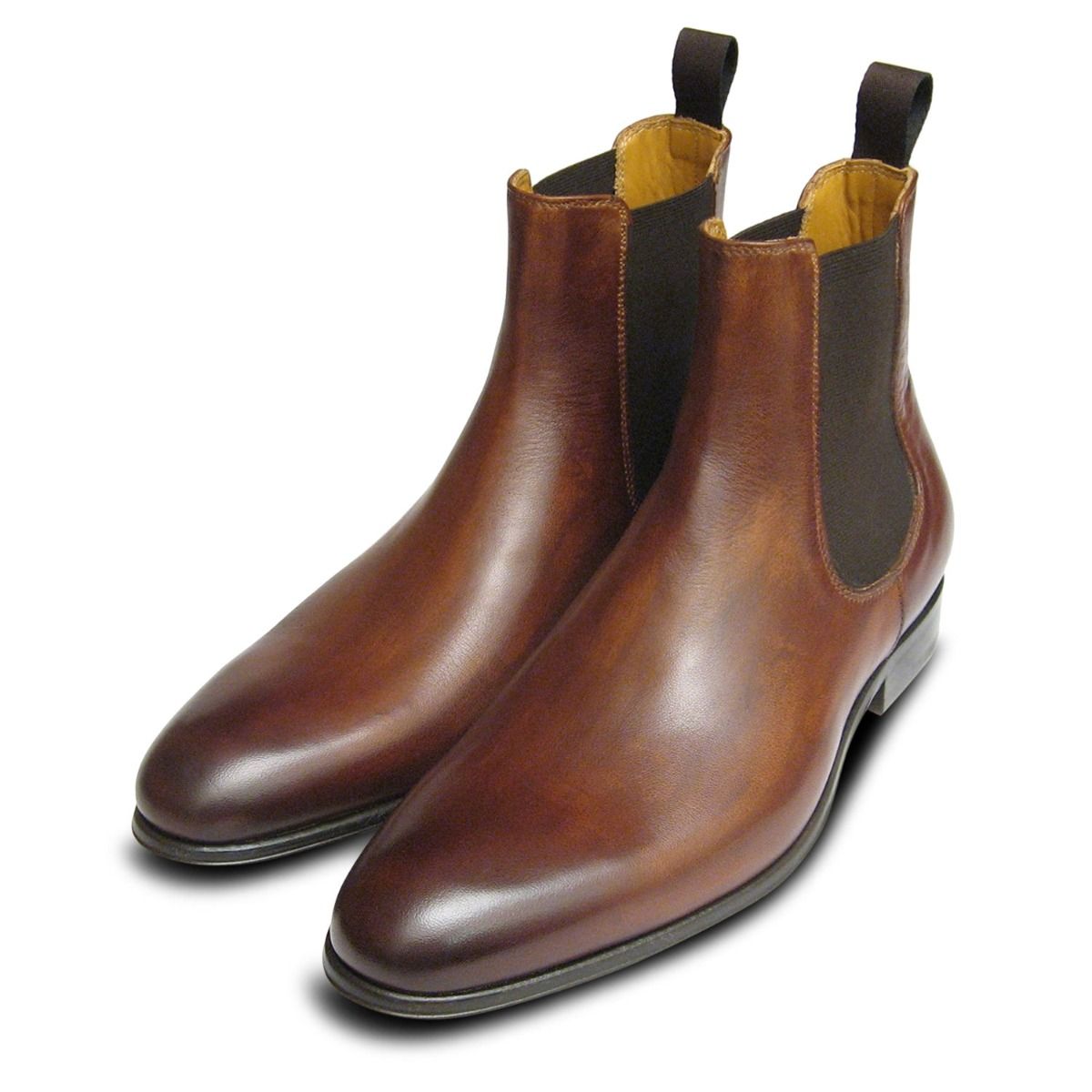 Bata Italy Ankle Chelsea Brown Mens Boots Size 6 Boot Chelsea Boot Brown Antique – Ace Marks main image 2