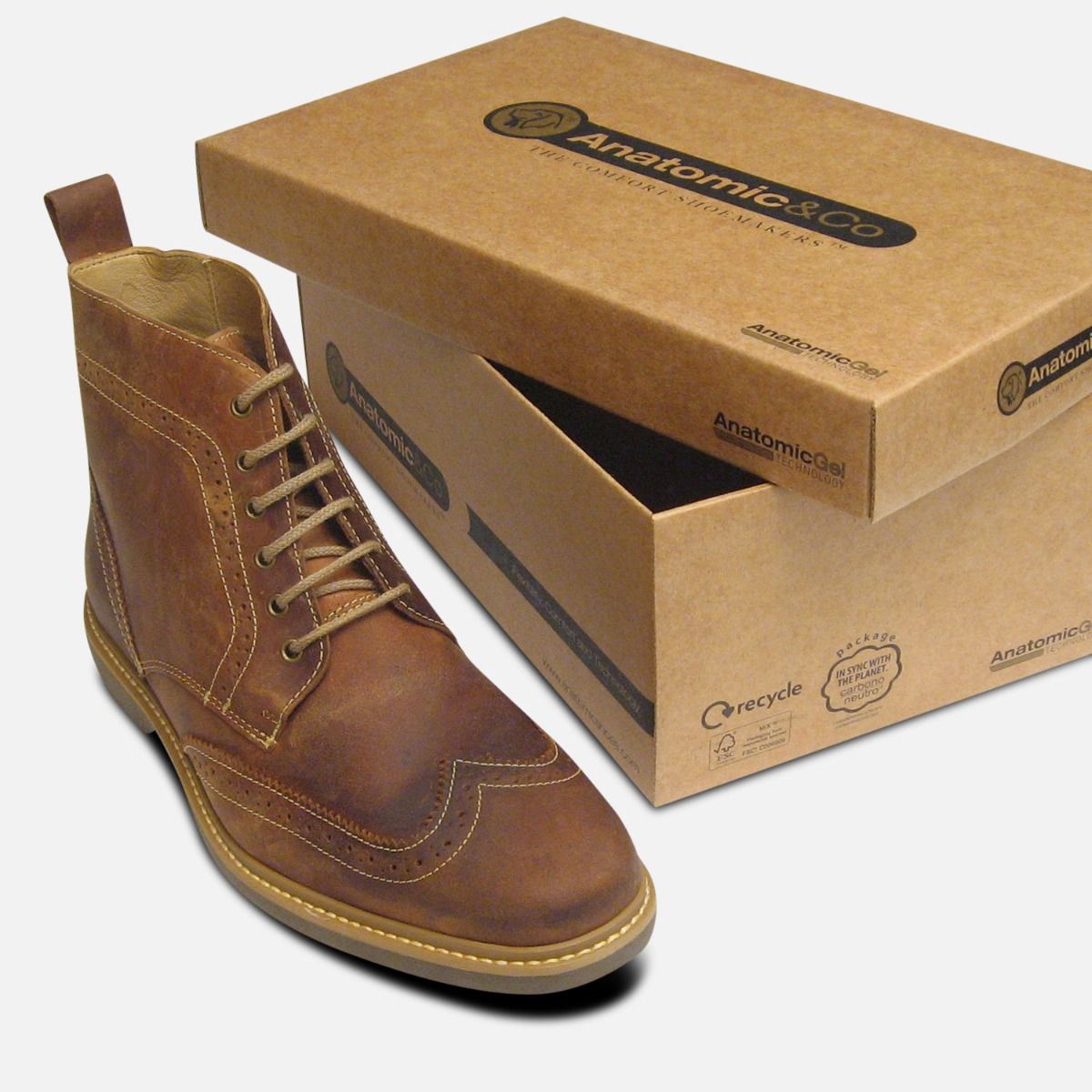 Waxy Brown Anatomic & Co Nova Boots