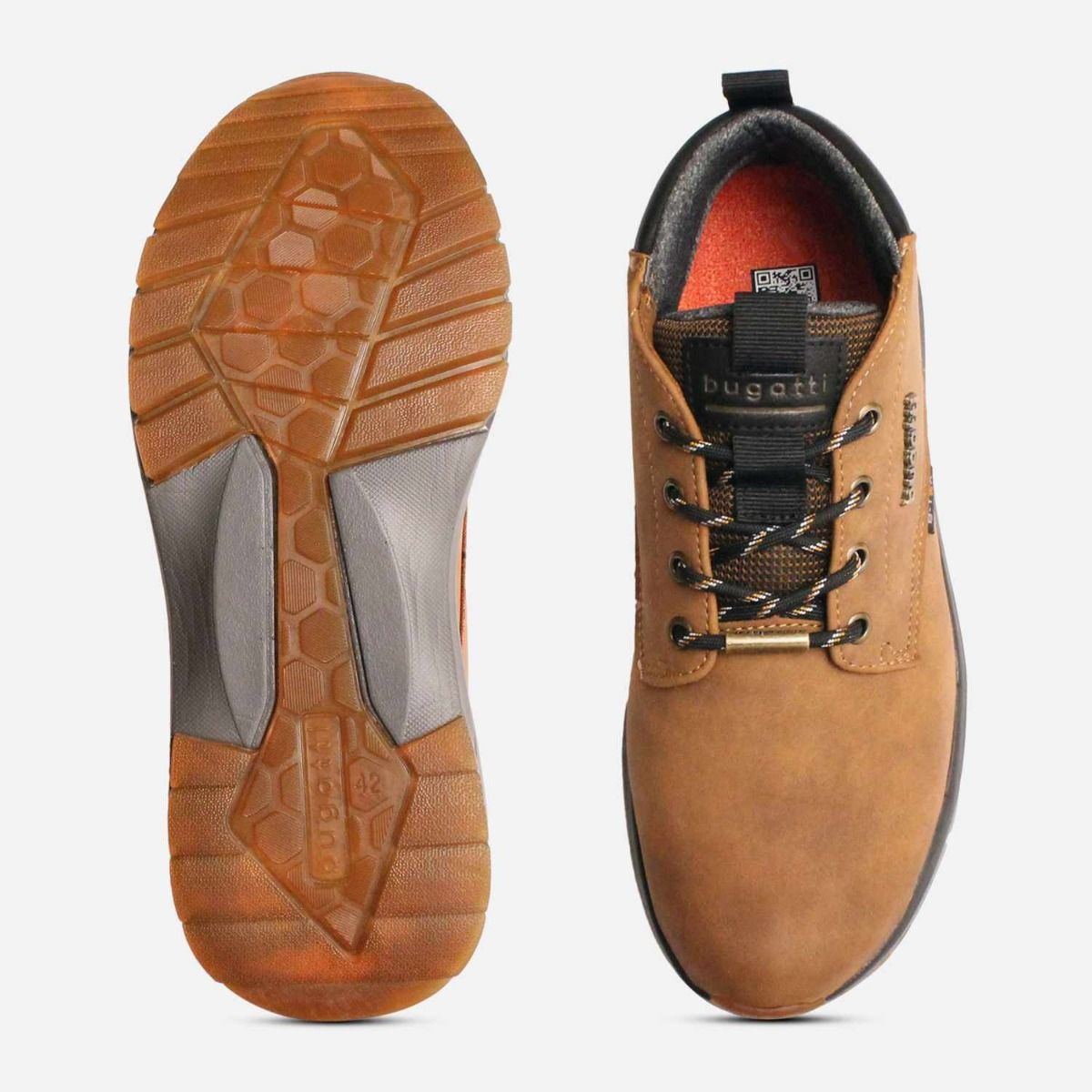 Bugatti Waterproof Walking Boots in Brown Leather