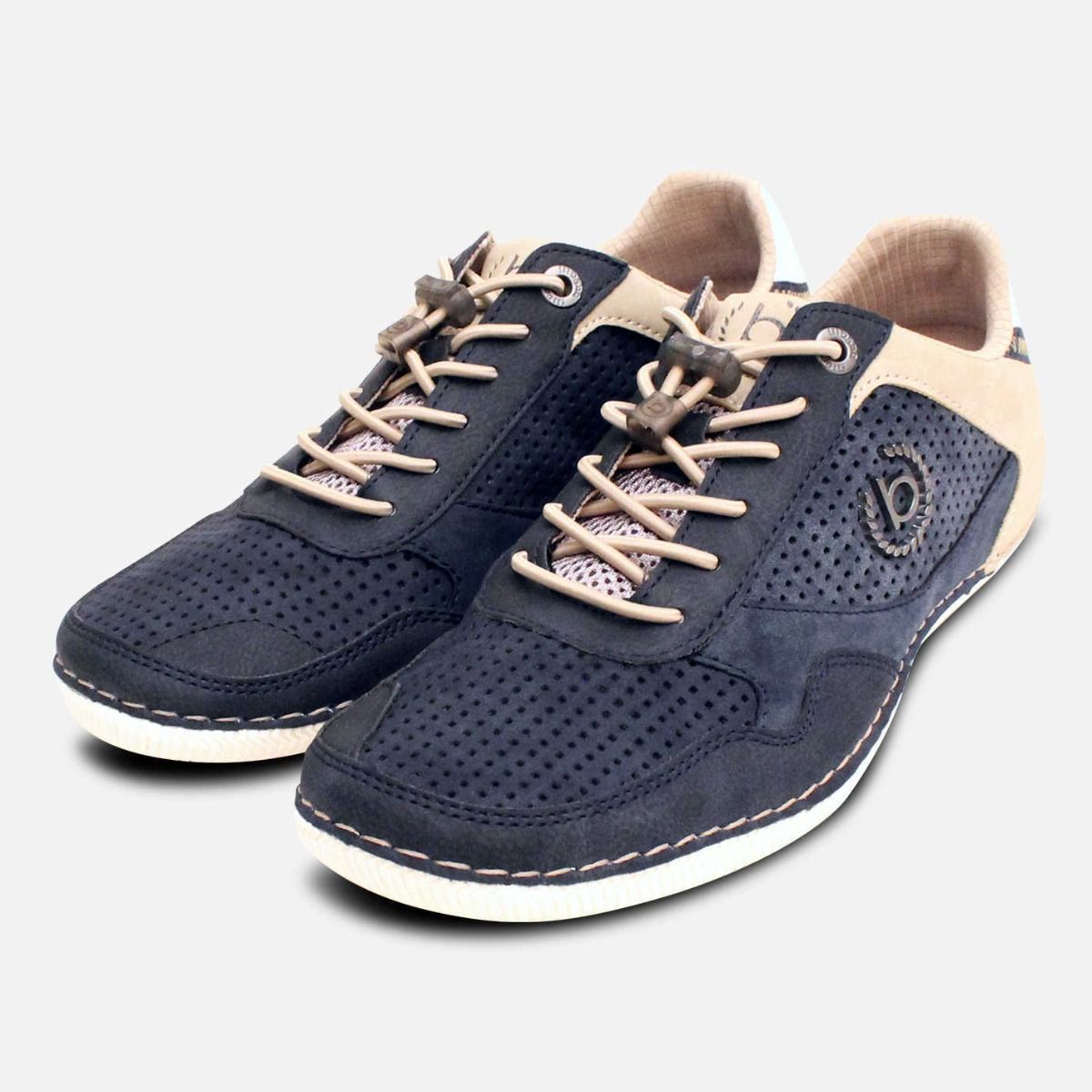 BUGATTI Lace-Up Boots Mens Size US 13 EUR 46 Navy Suede Chukka Boots Shoes The Bugatti men main image 3
