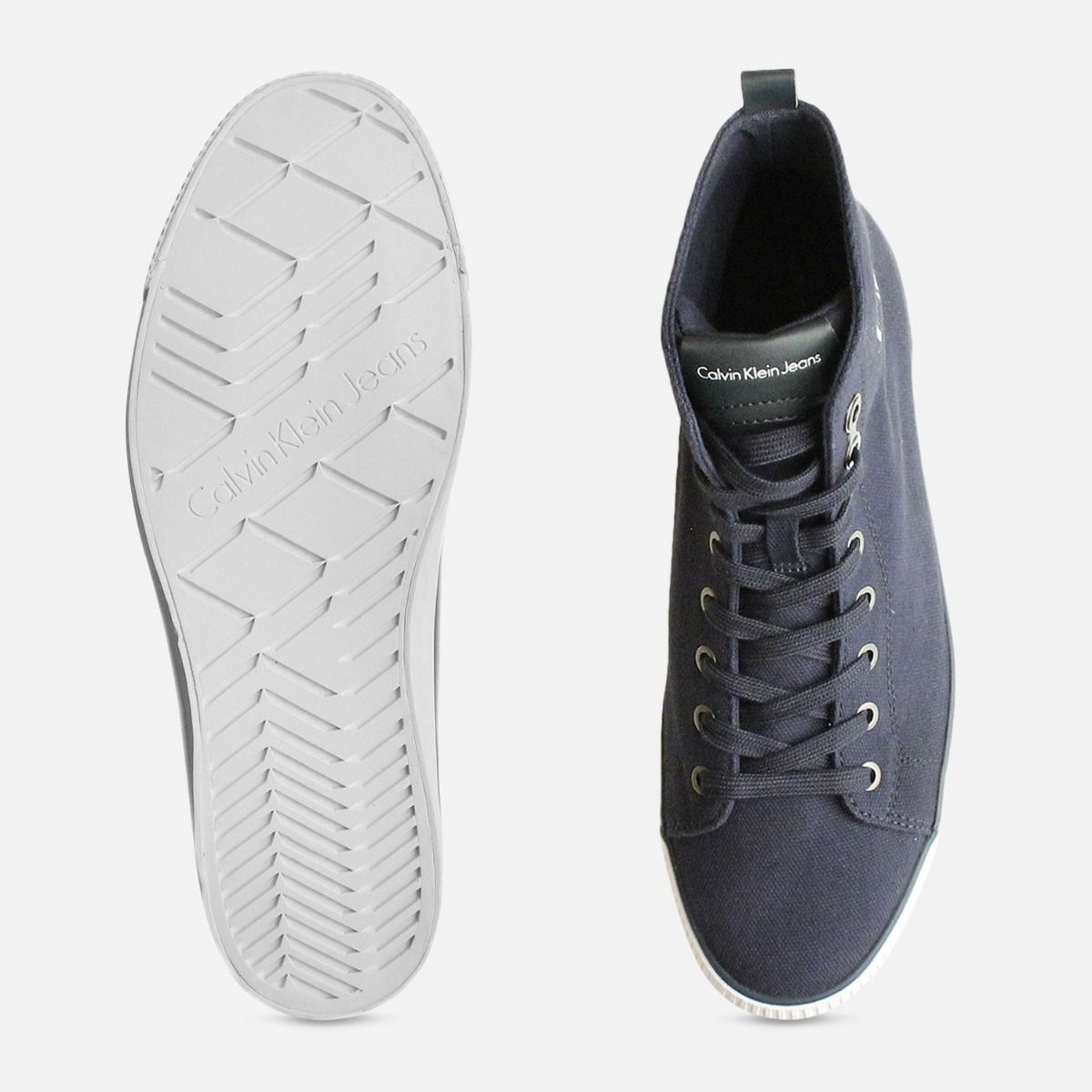 Navy Blue Arthur Hi Tops by Calvin Klein Shoes S0367