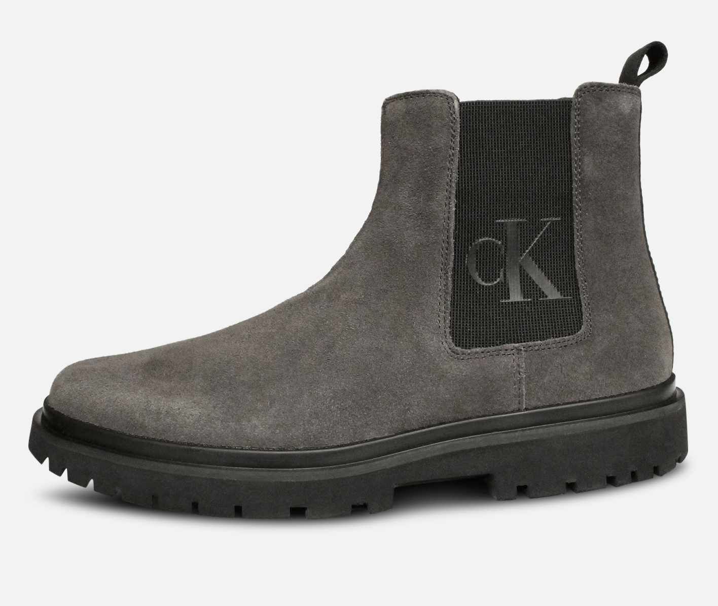 Calvin Klein Premium Olive Grey Mens Chelsea Boots display picture 2