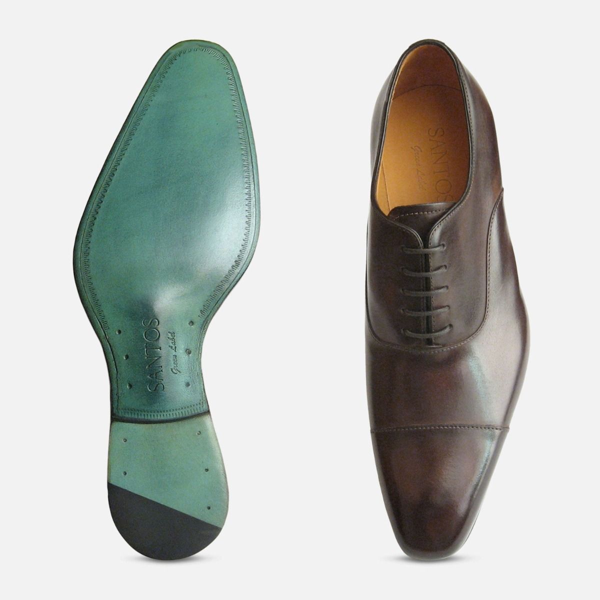 Riviera by Carlos Santos Mens Shoes in Brown Espresso