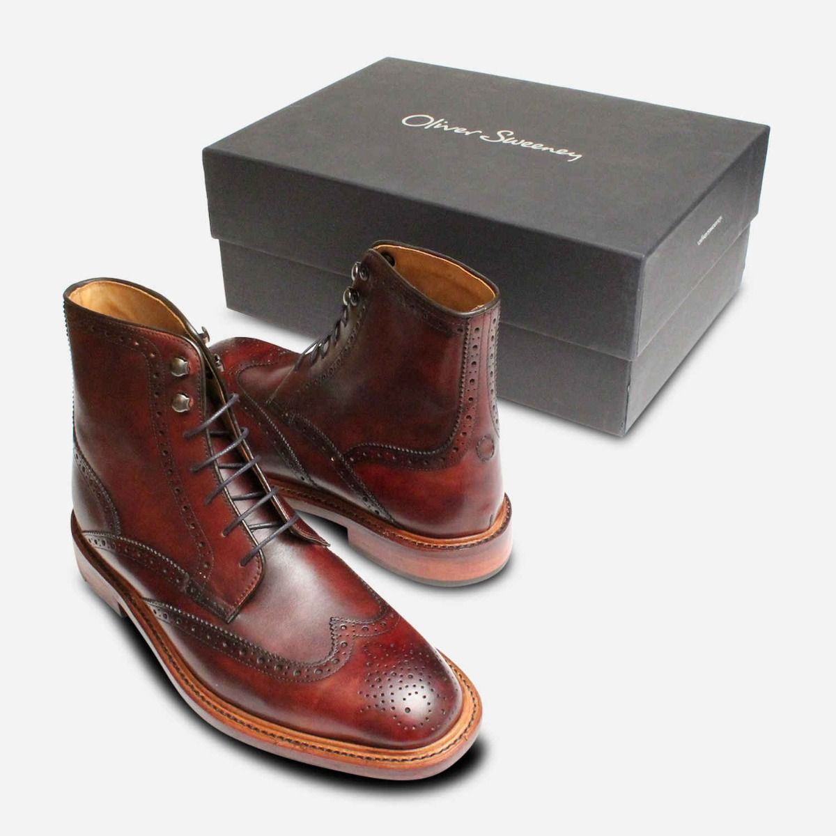 Carnforth Luxury Oliver Sweeney Country Brogue Boots