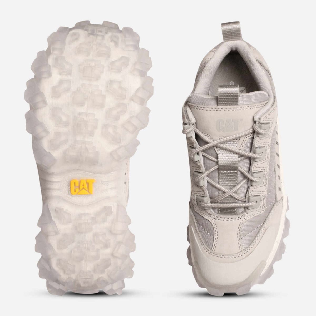 Designer Caterpillar Grey Intruder Chunky Womens Trainers