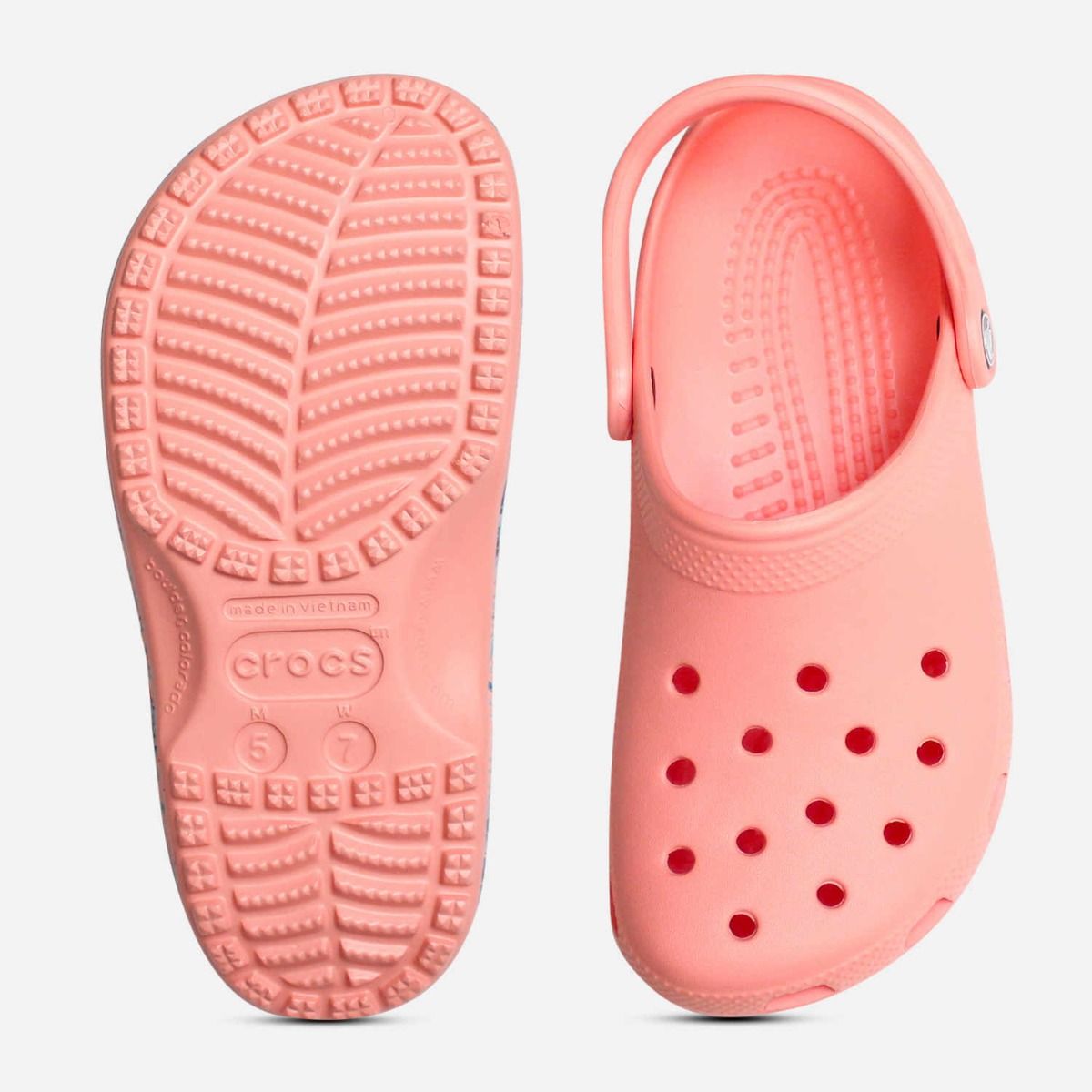 Pink Melon Classic Clogs for Women by Crocs Shoes