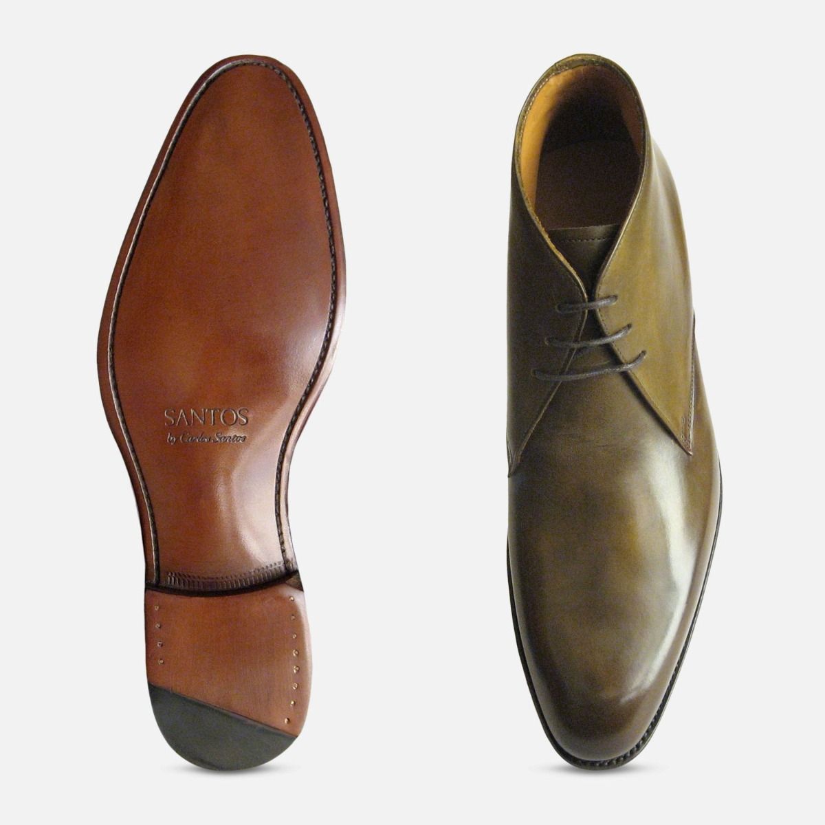 Royal Forest Green Chukka Boots Carlos Santos Shoes