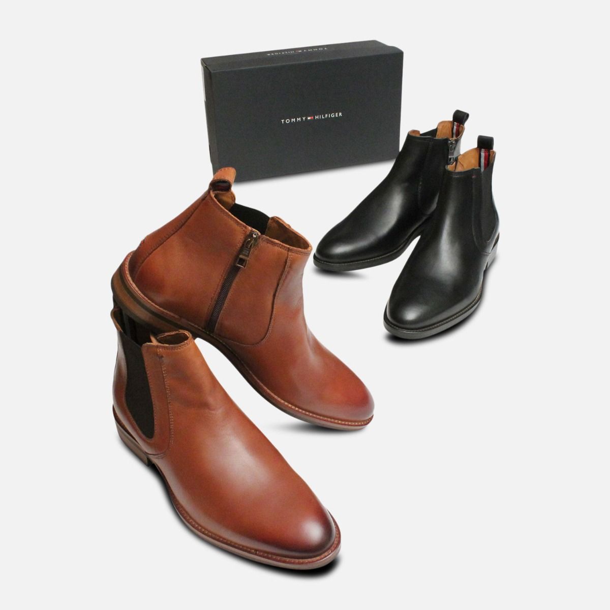 Tommy Hilfiger Chelsea Boots Light Brown Daytona