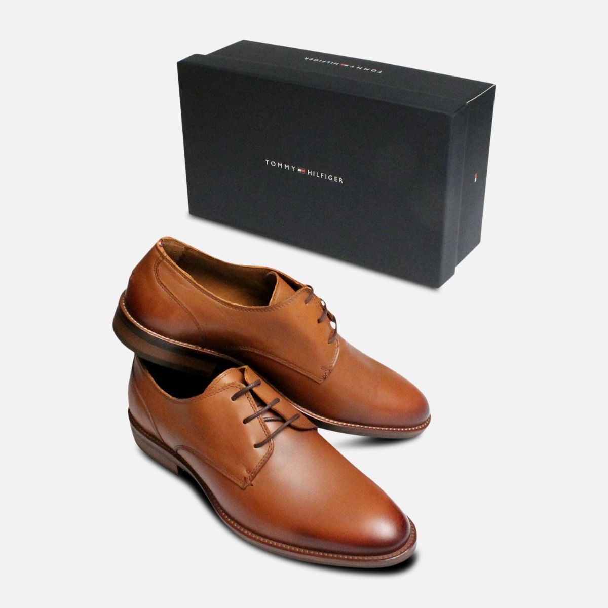 Cognac Brown Tommy Hilfiger Daytona Shoes