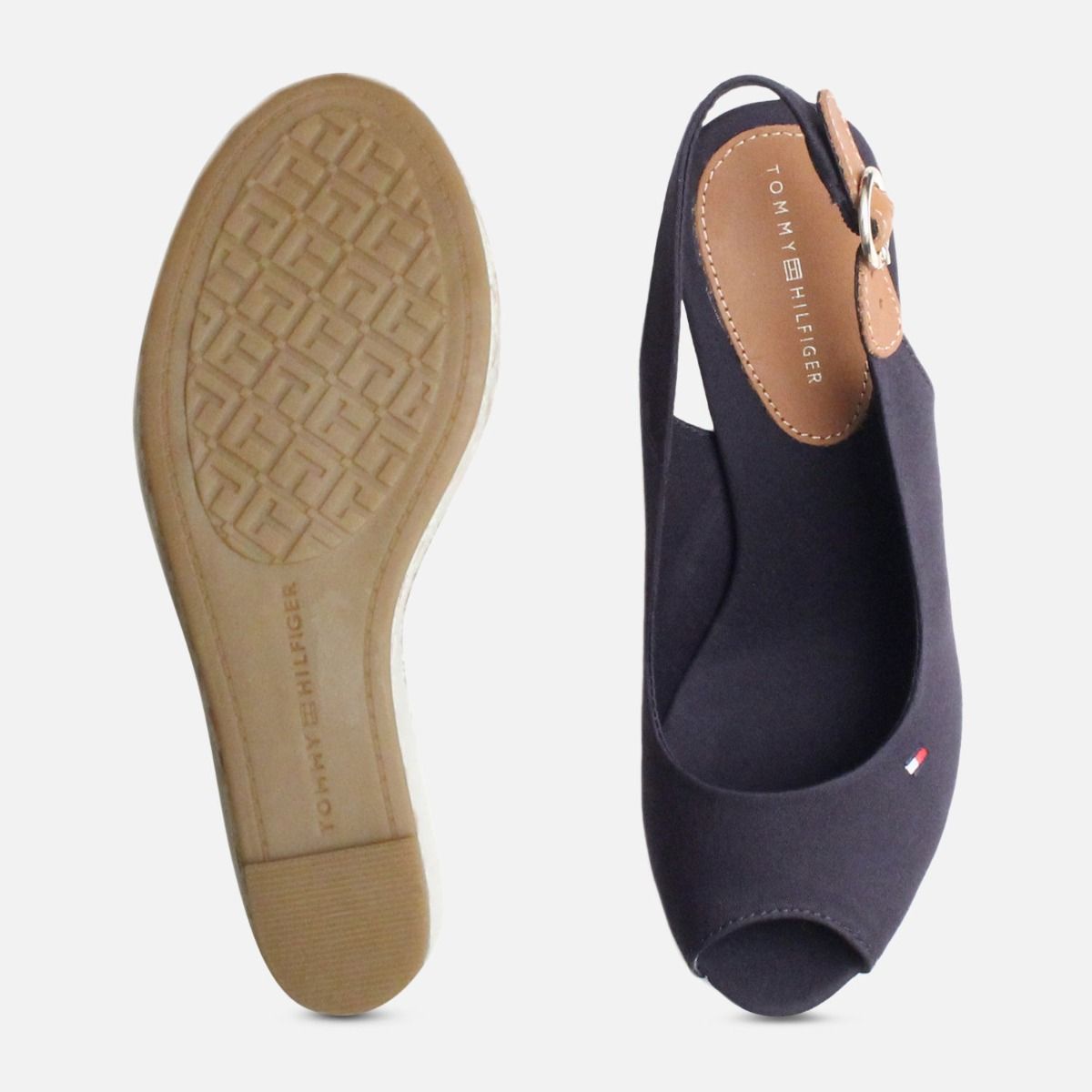 Navy Blue Tommy Hilfiger Elena Platform Sandals