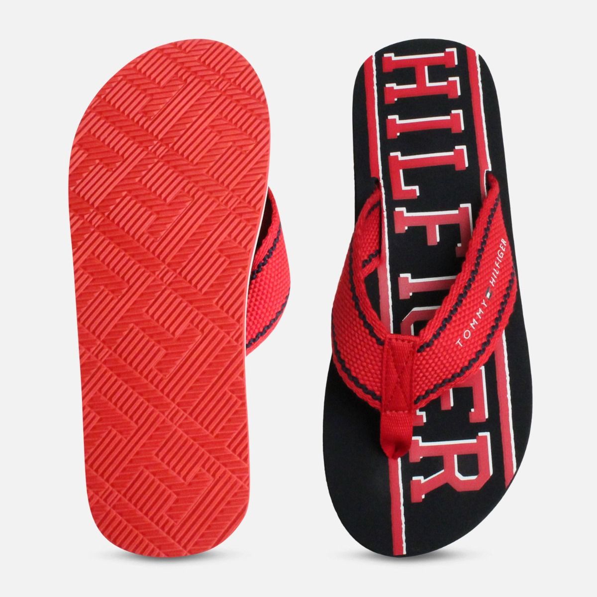 Tango Red Tommy Hilfiger Floyd Flip Flops for Men