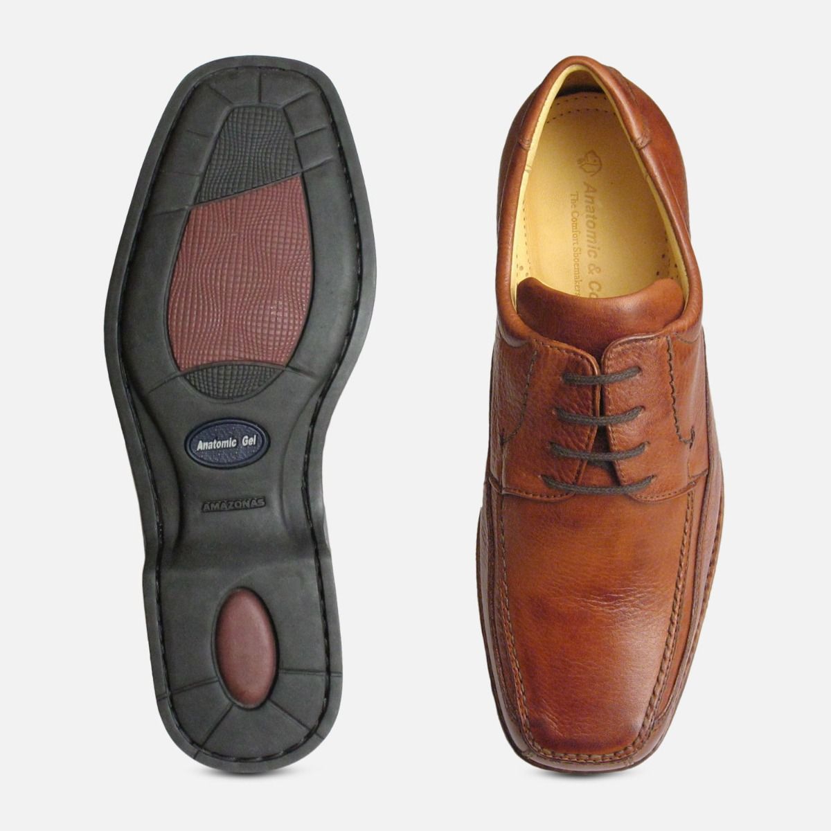 Anatomic Shoes Goias 2 Tan Comfort Lace Up
