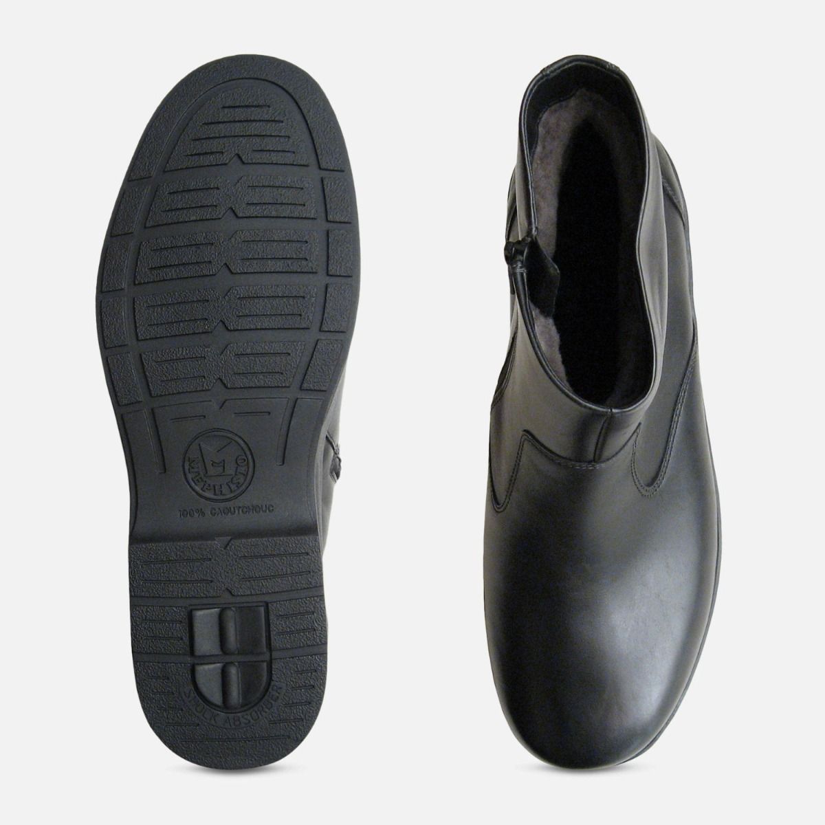 Mephisto Jasko Sheepskin Fur Zip Mid Boot