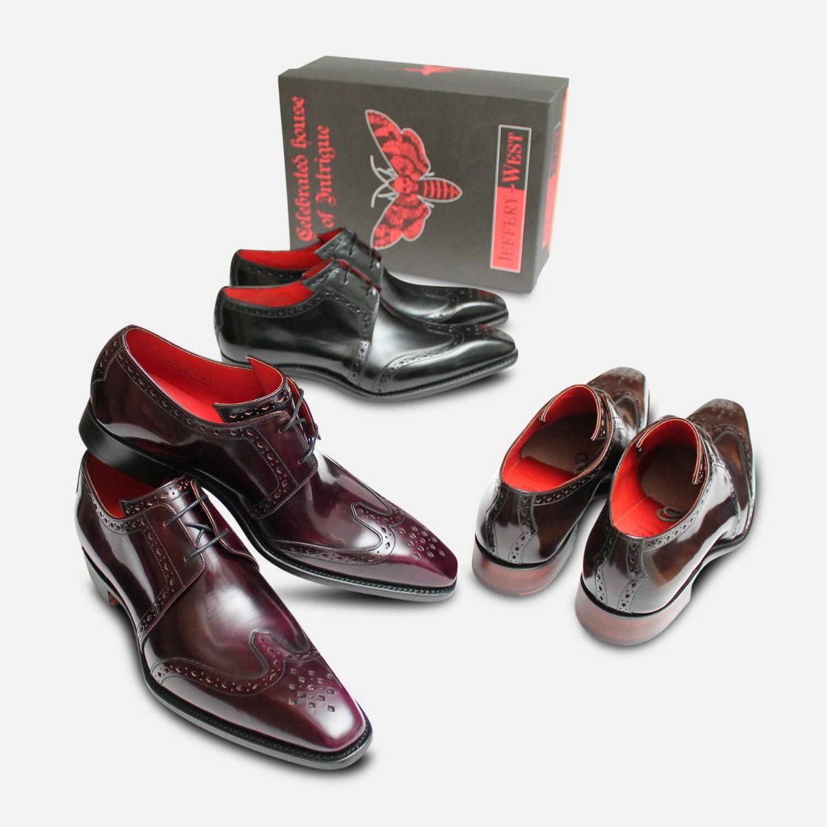 Jeffery West Shoes Original English Brogues in Pickled Walnut