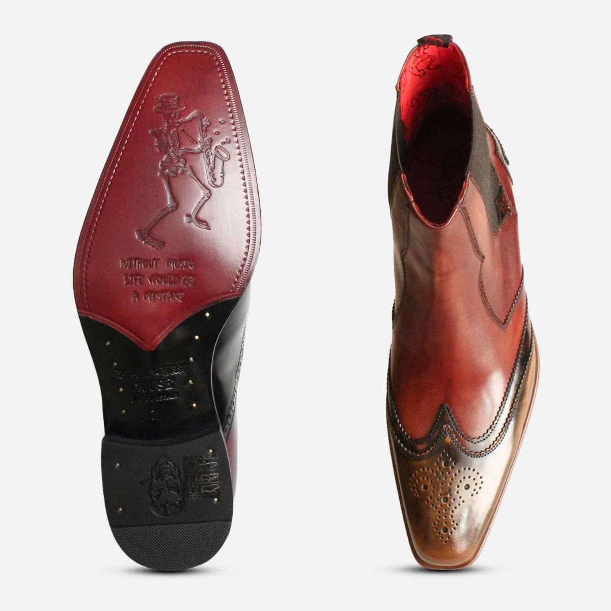 Double Wingtip Brown Jeffery West Chelsea Brogues