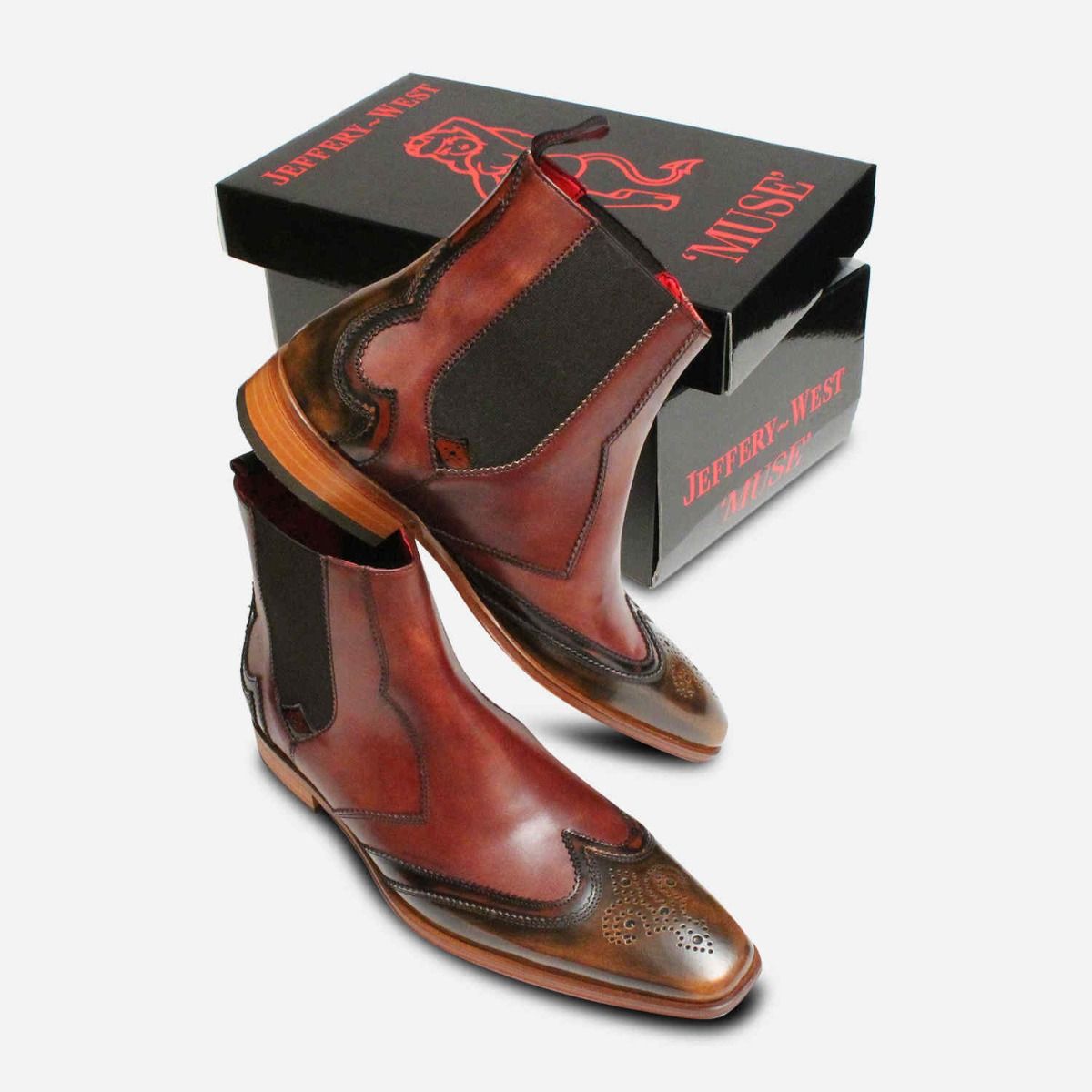 Double Wingtip Brown Jeffery West Chelsea Brogues