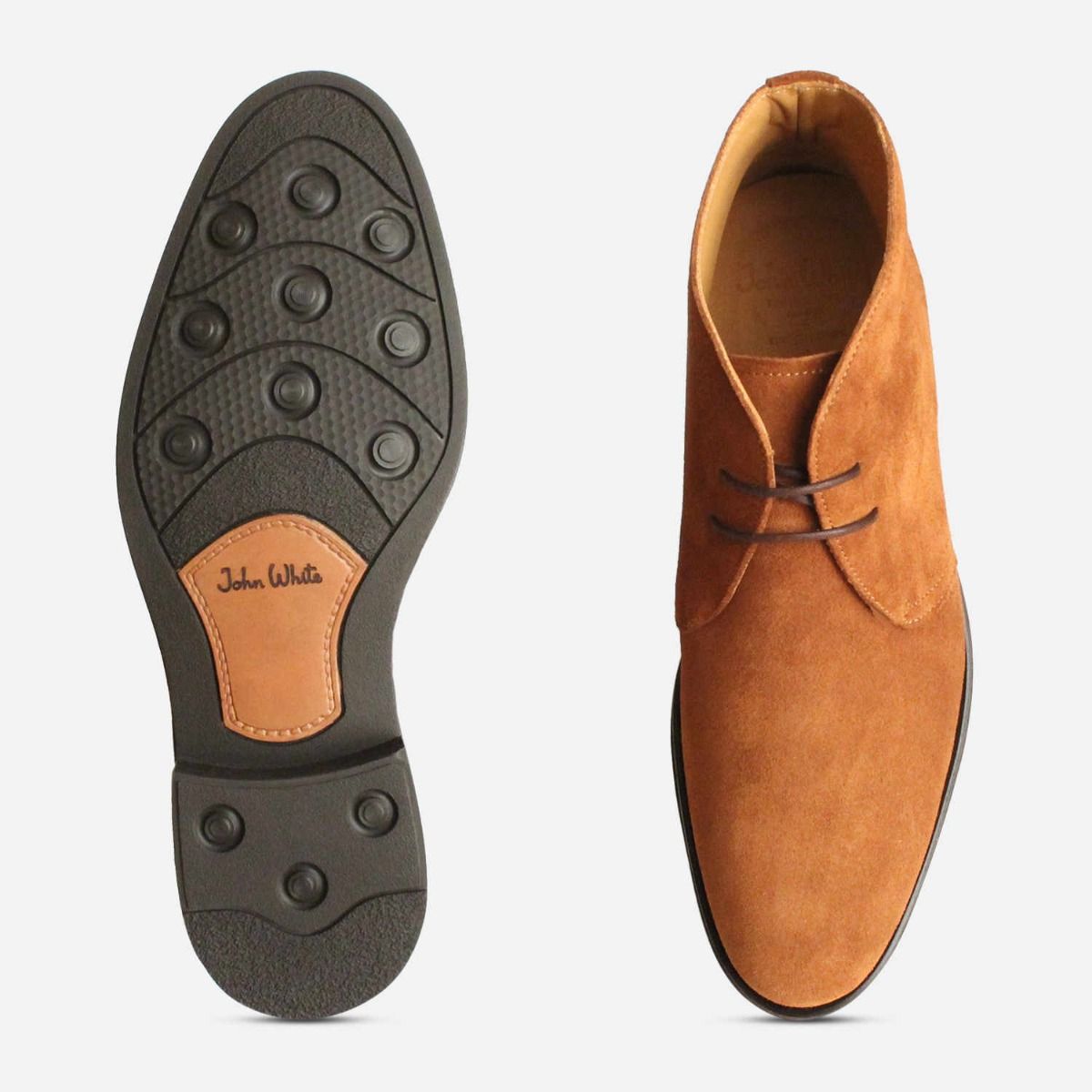 Cognac Suede Westbury 5 John White Ankle Boots