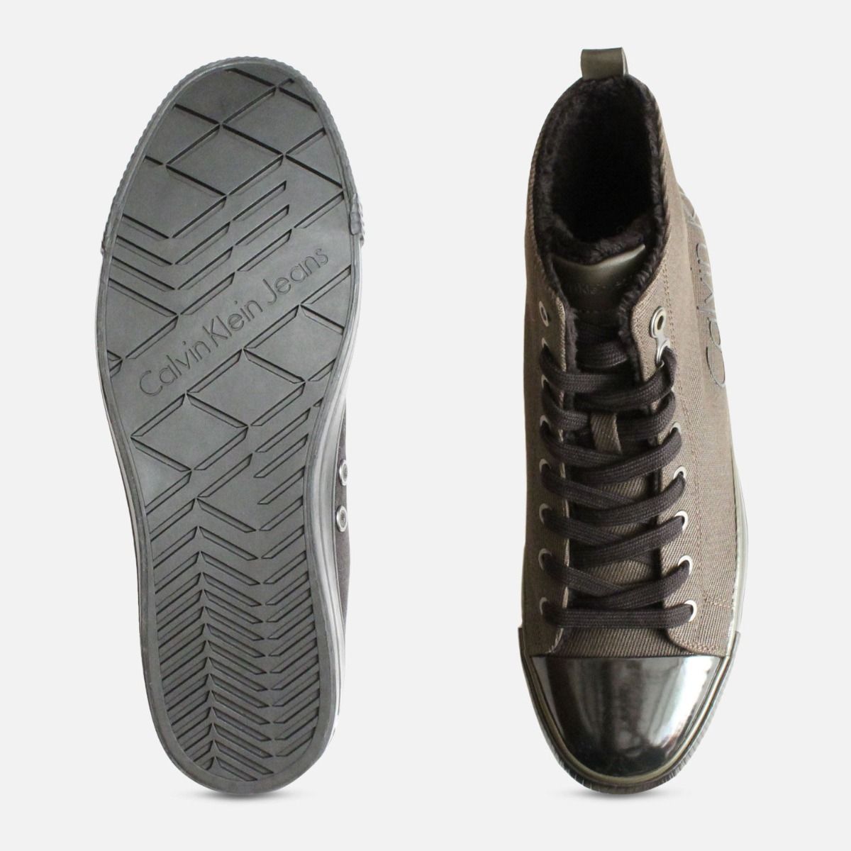 Cargo Black Calvin Klein Warm Mens Hi Tops