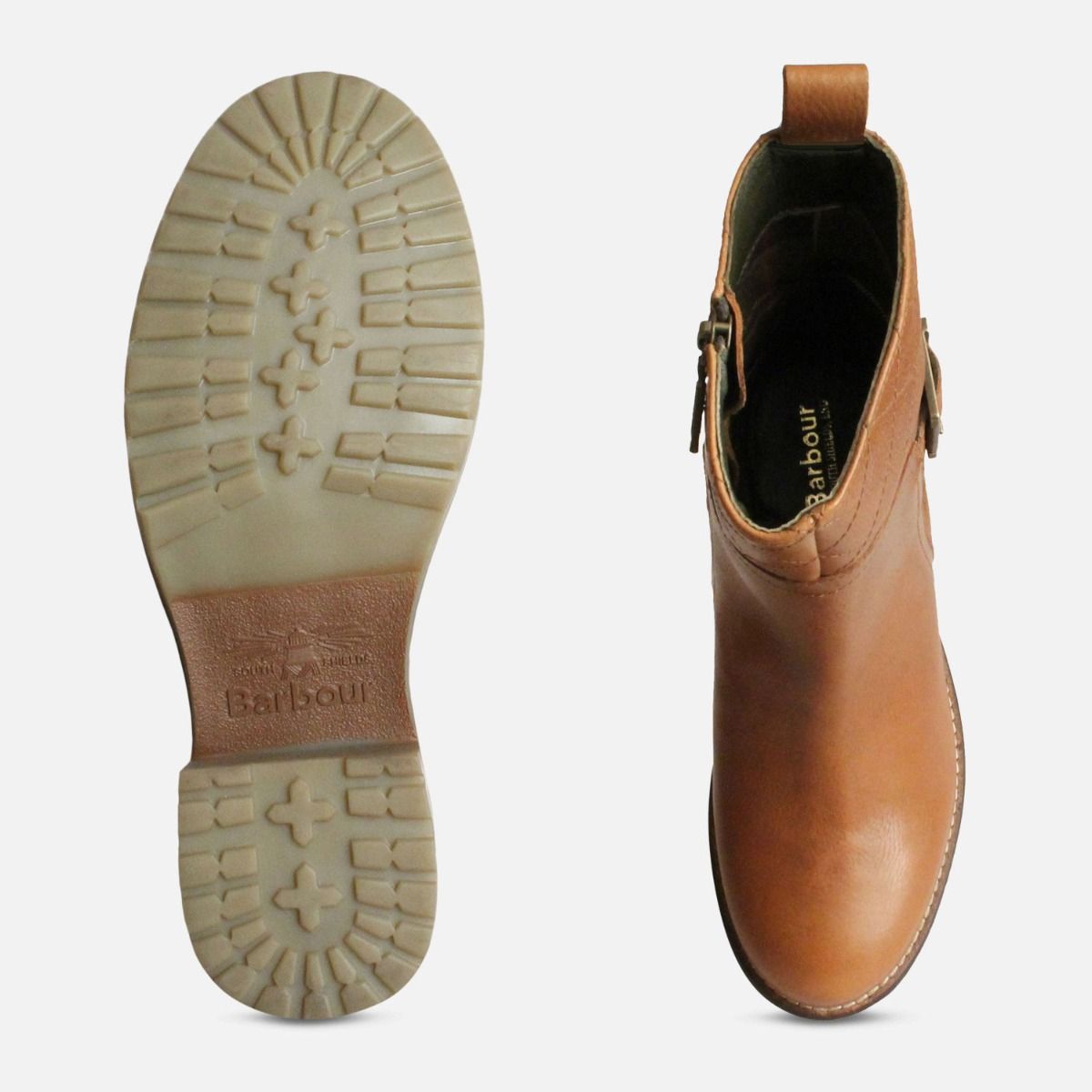 New Barbour Ladies Lambeth Quilt Zip Boots in Tan