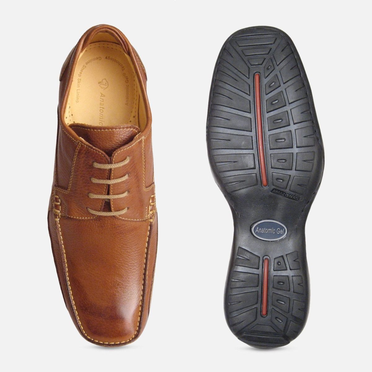 Apron Lace in Cognac Toast Anatomic Gel Shoes