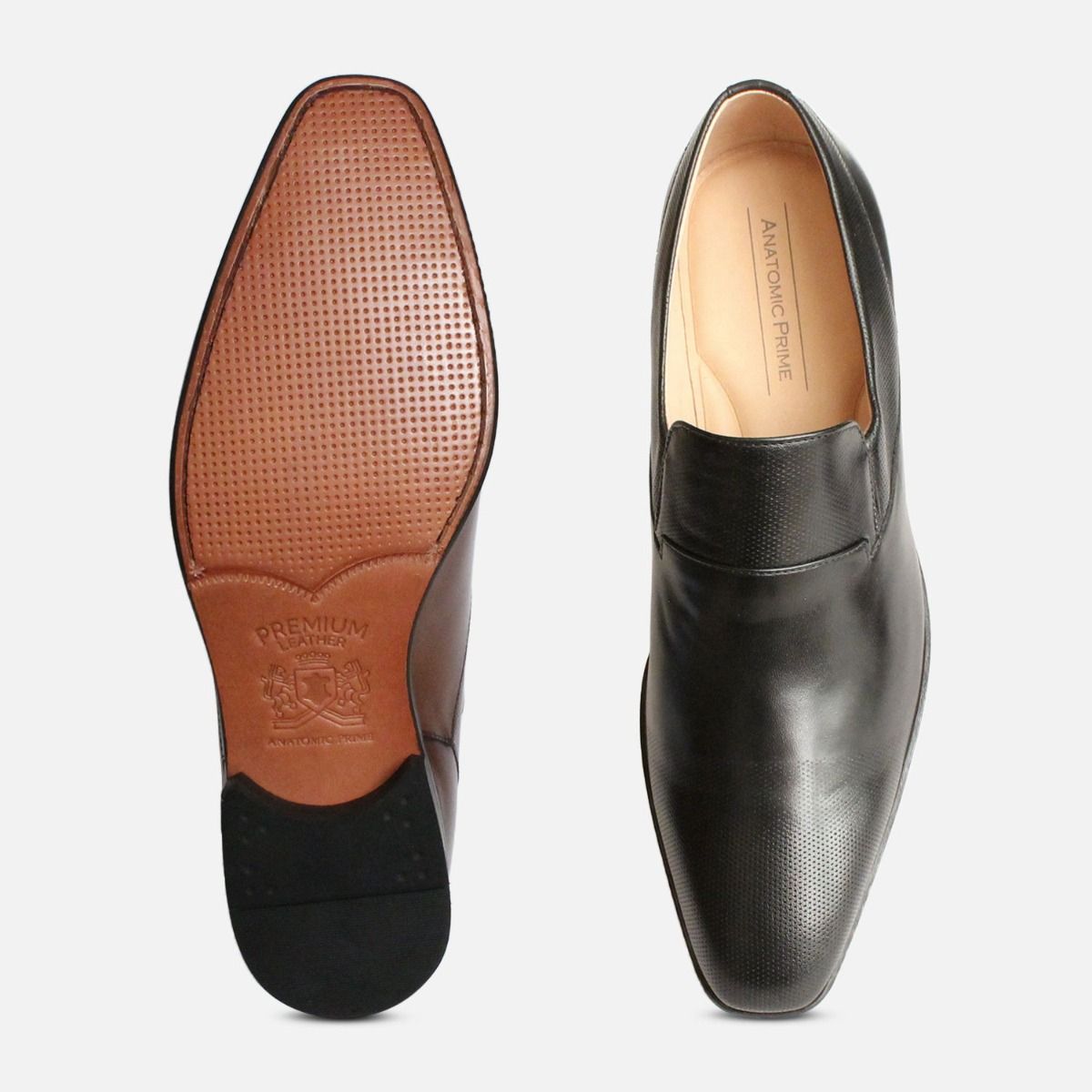 Formal Black Anatomic & Co Prime Slip On Loafer