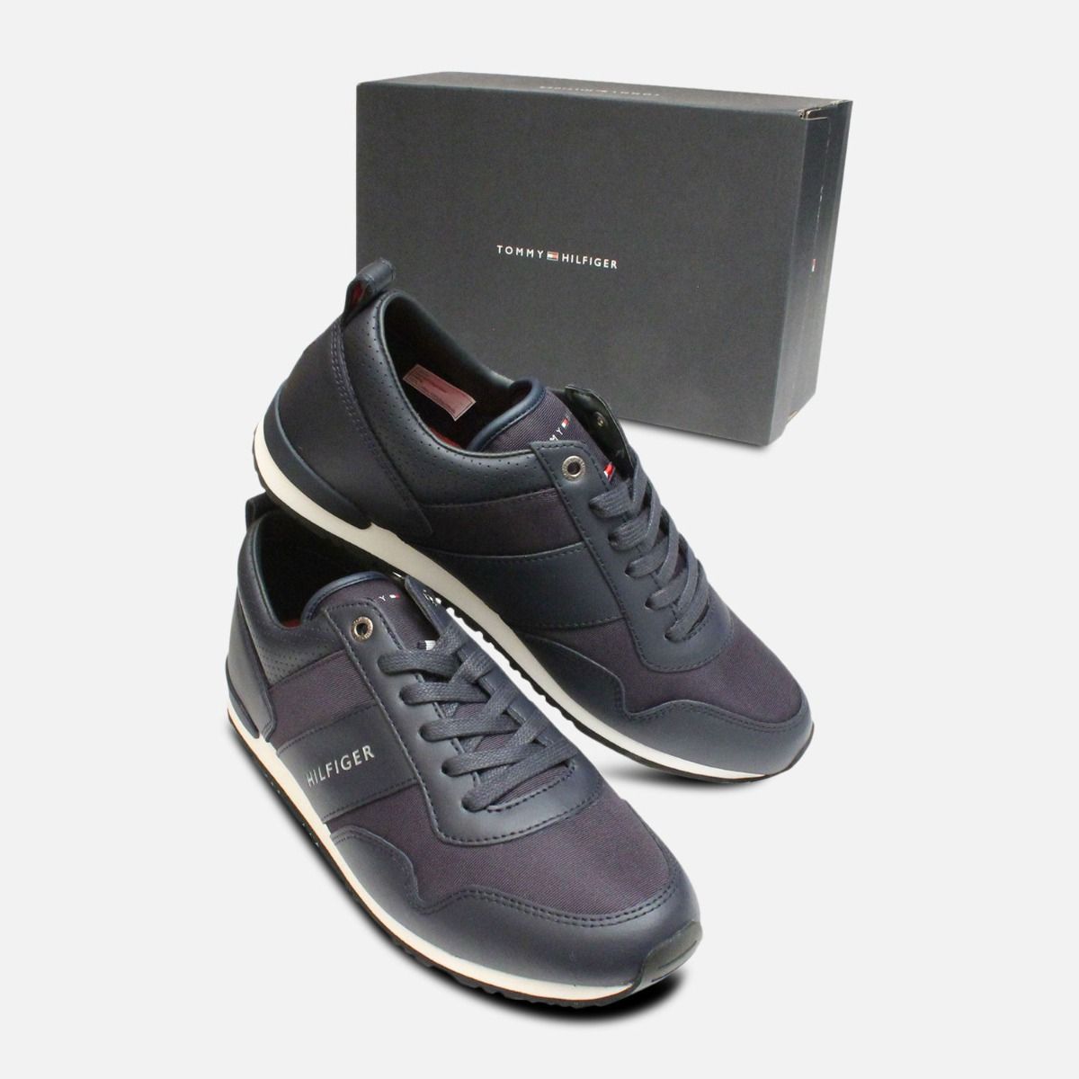 Mens Tommy Hilfiger Maxwell Shoes in Midnight Blue