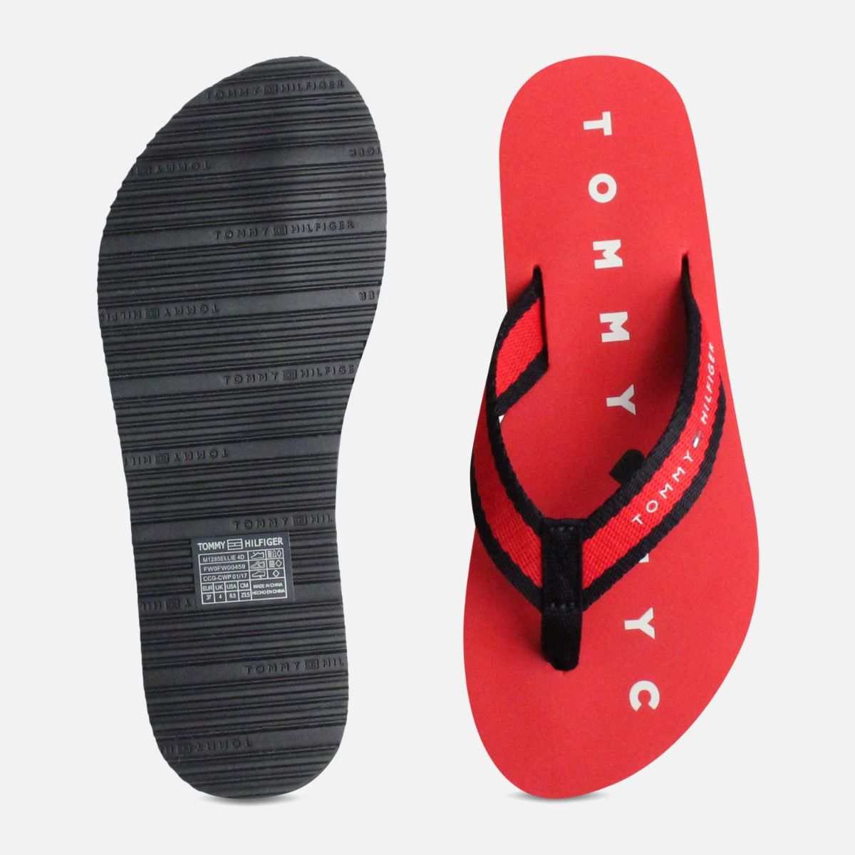 Mellie Flip Flop Sandals in Red by Tommy Hilfiger Woman