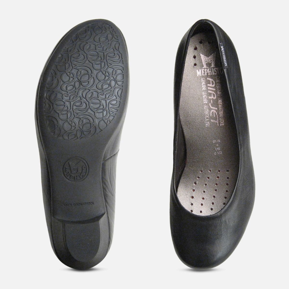 Mephisto Rosie Luxury Black Court Shoe