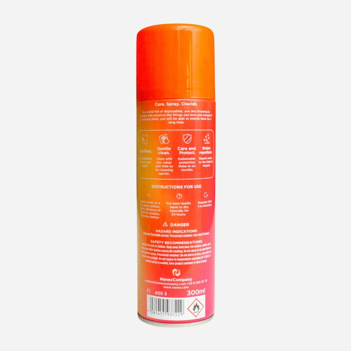 Nanex Leather & Textile Water Protection Spray 300ml